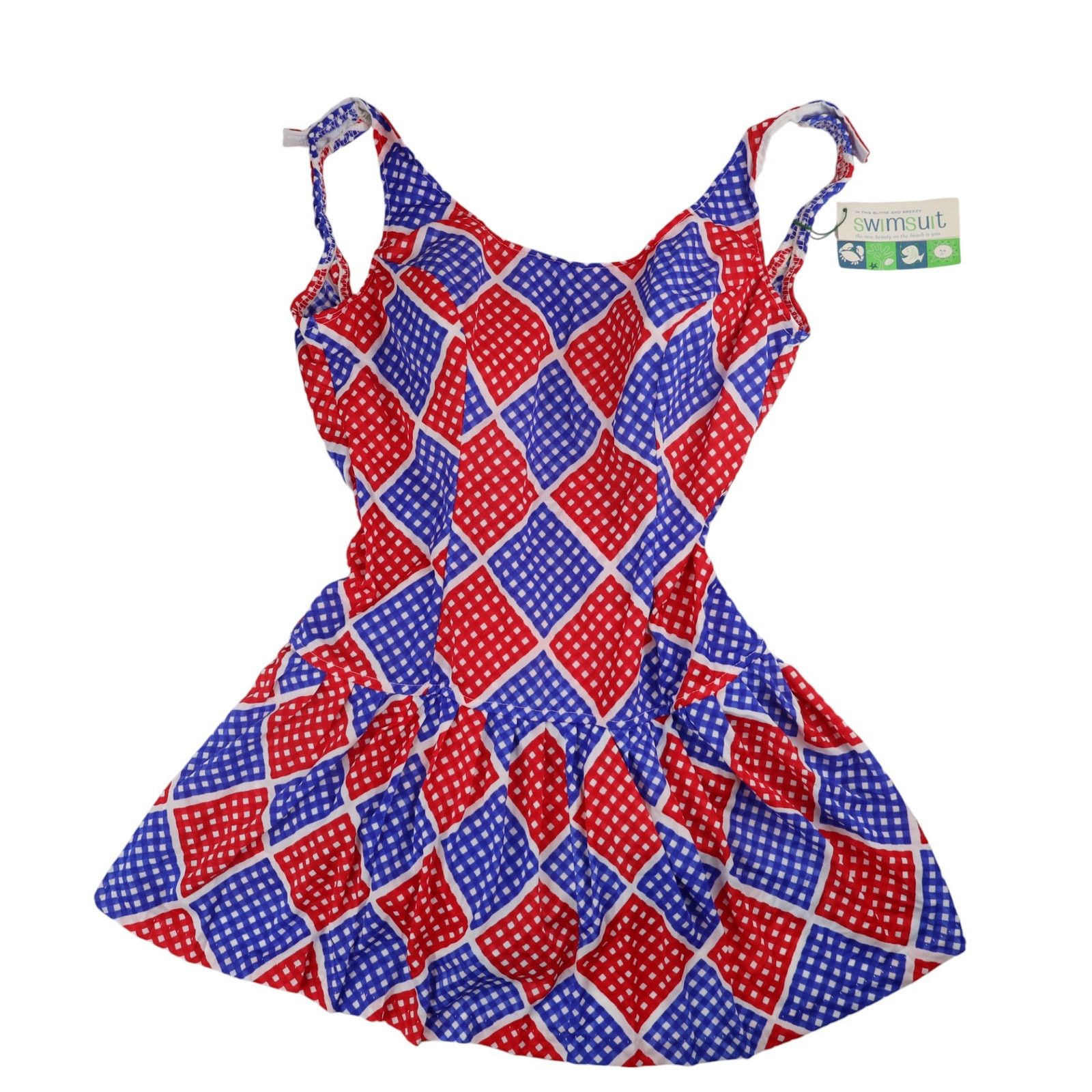 Vintage NWT True Vintage 1960s Montgomery Ward Swim Suit Size L / US 10 / IT 46 - 1 Thumbnail