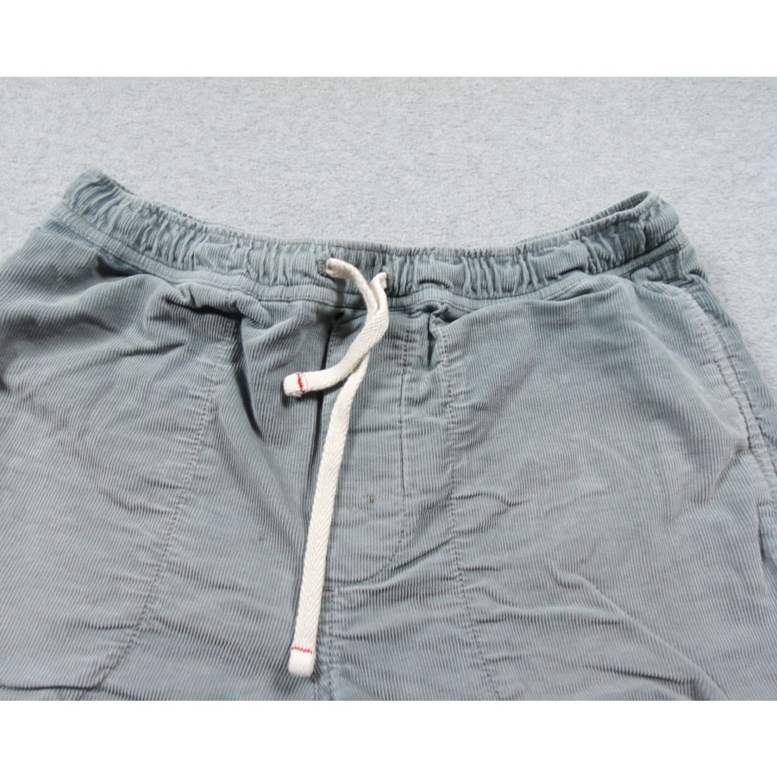Wallace & Barnes Wallace & Barnes Shorts Mens Small Blue Corduroy Drawstring Faded 6" Inseam Size US 29 - 2 Thumbnail