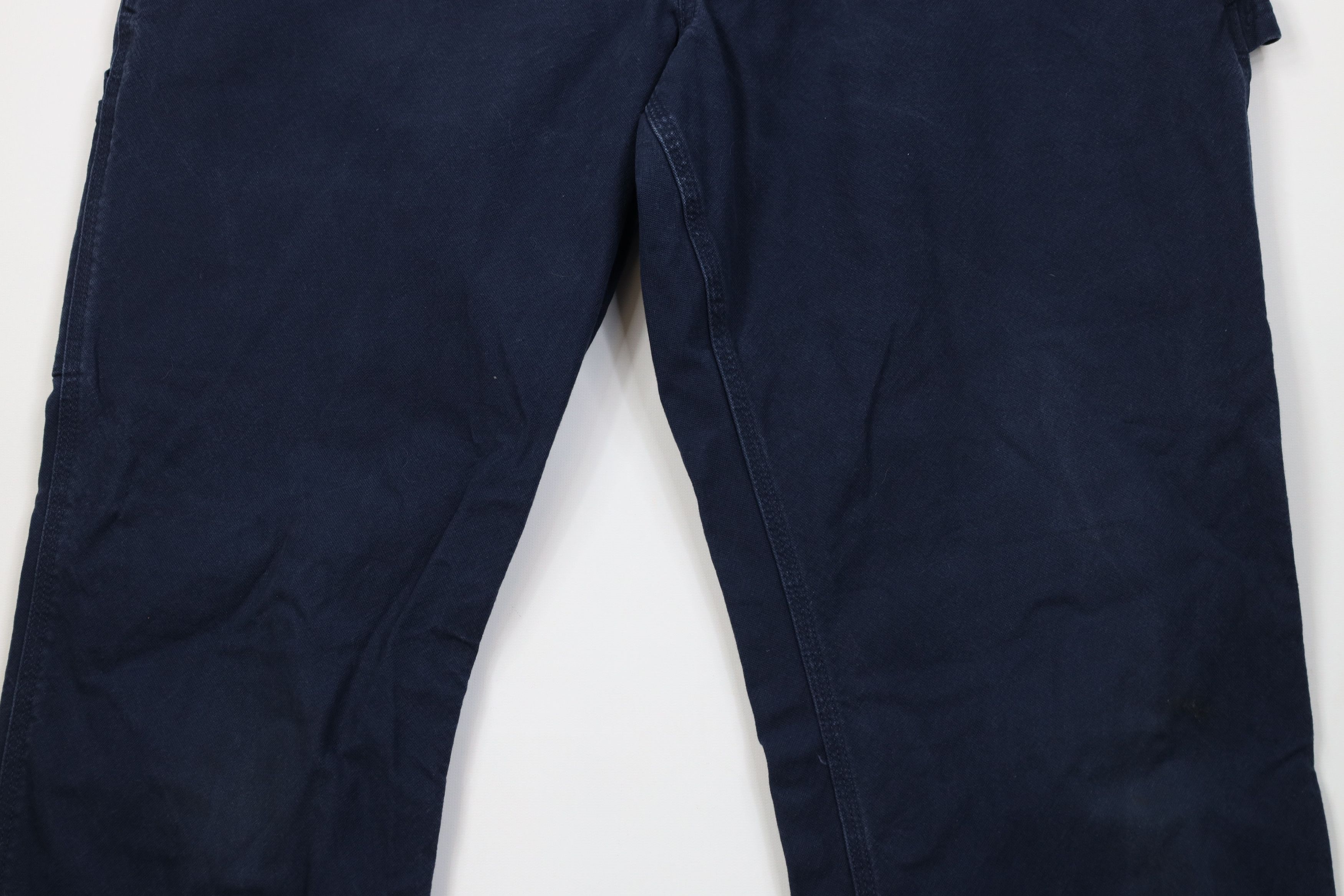 Carhartt Vintage Y2K Carhartt Fit Wide Leg Dungaree Pants Blue Size US 38 / EU 54 - 3 Thumbnail