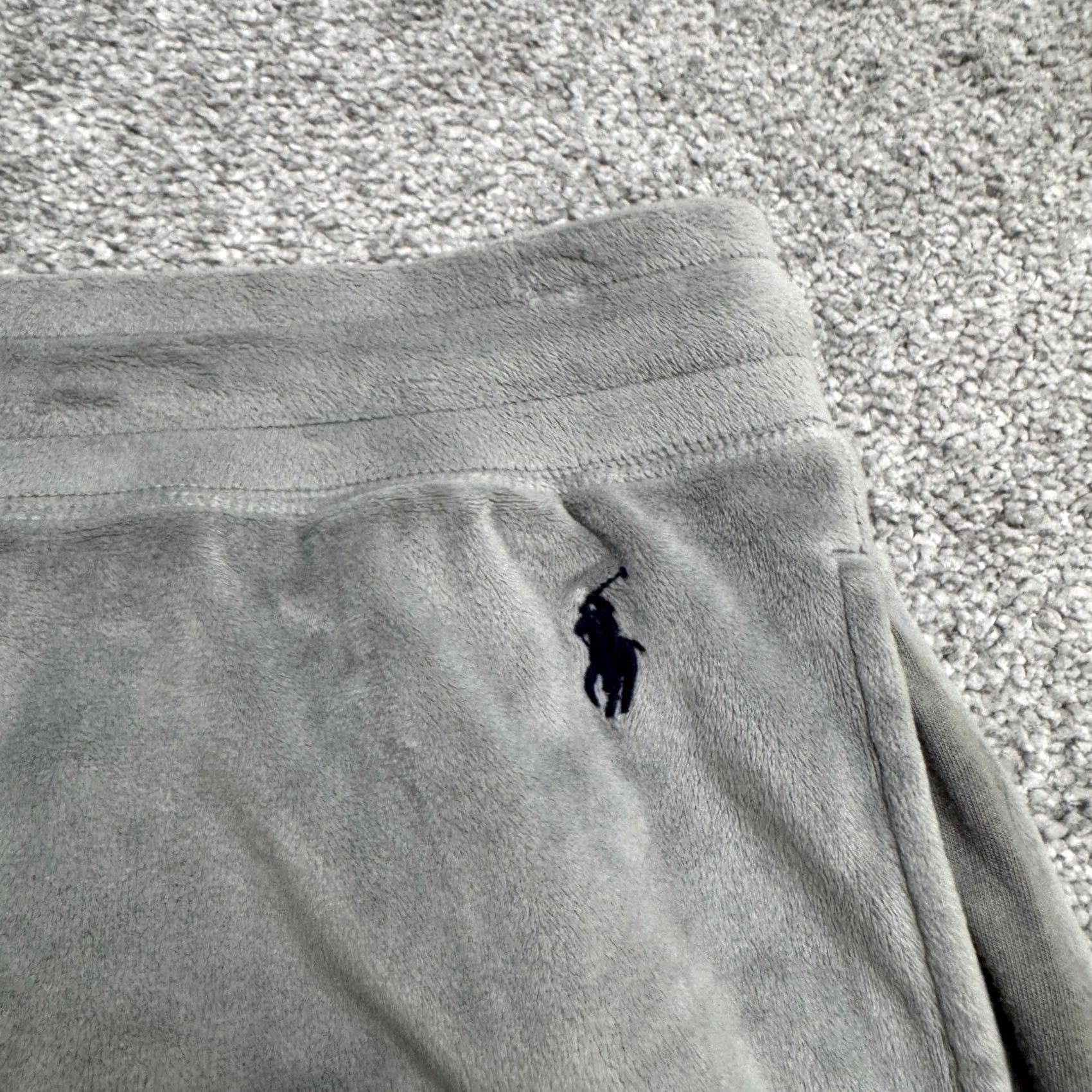 Polo Ralph Lauren Polo Ralph Lauren Velour Pajama Pants Mens Medium Gray Soft Lounge Drawstring Pockets Size US M / EU 48-50 / 2 - 3 Thumbnail