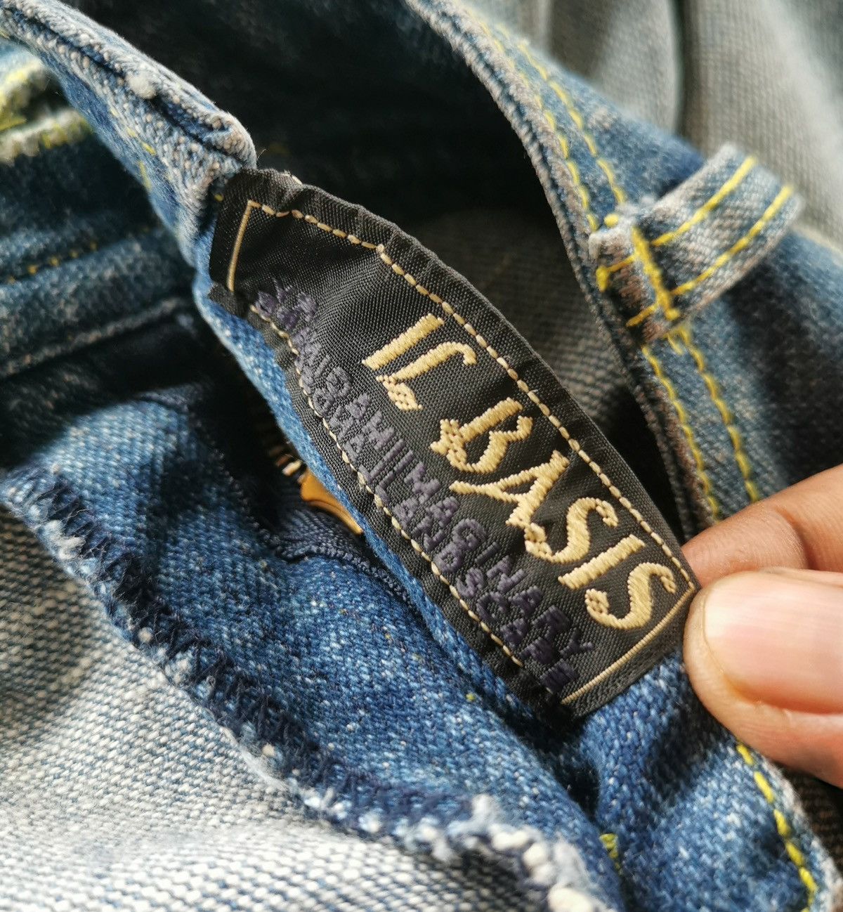 Japanese Brand Y2K Twisted Flare Bootcuts IL Basis Jeans Size 31" - 9 Thumbnail