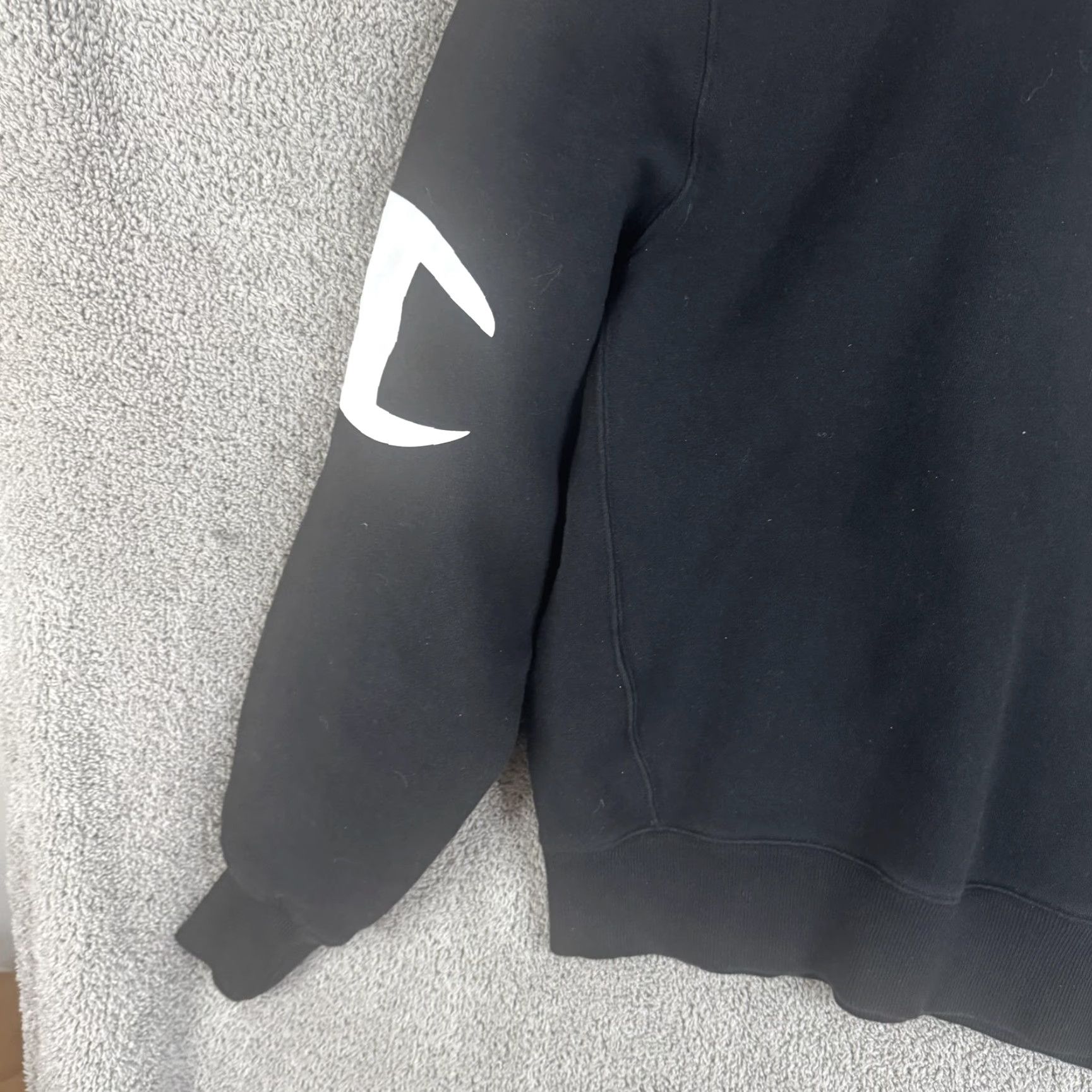 Champion Champion Sweatshirt Mens Small Black Fleece Crewneck Graphic Pullover Logo Size US S / EU 44-46 / 1 - 2 Thumbnail