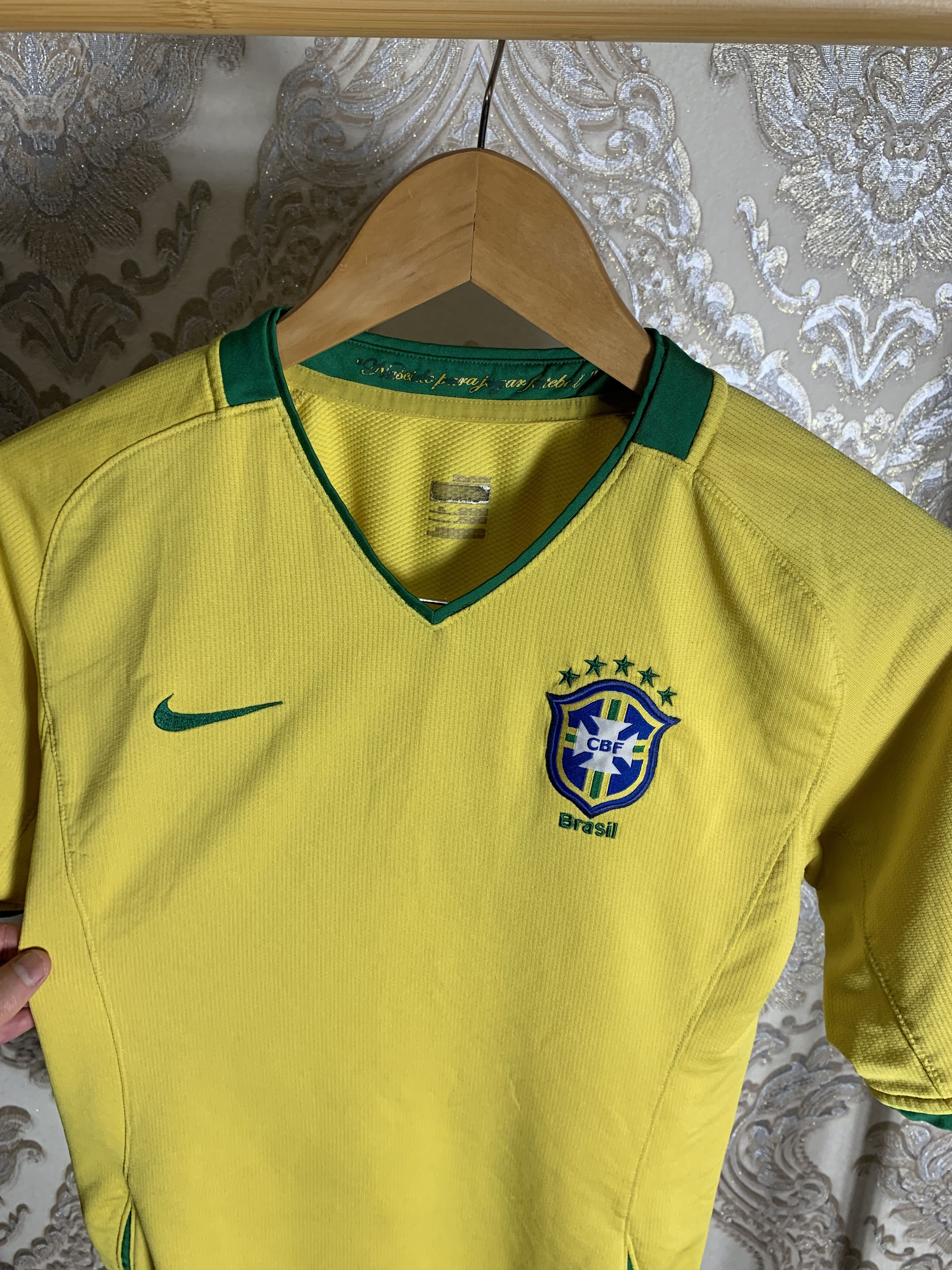 Nike VINTAGE NIKE BRAZIL RETRO SOCCER JERSEY BLOKE Y2K 90s Size US S / EU 44-46 / 1 - 2 Thumbnail