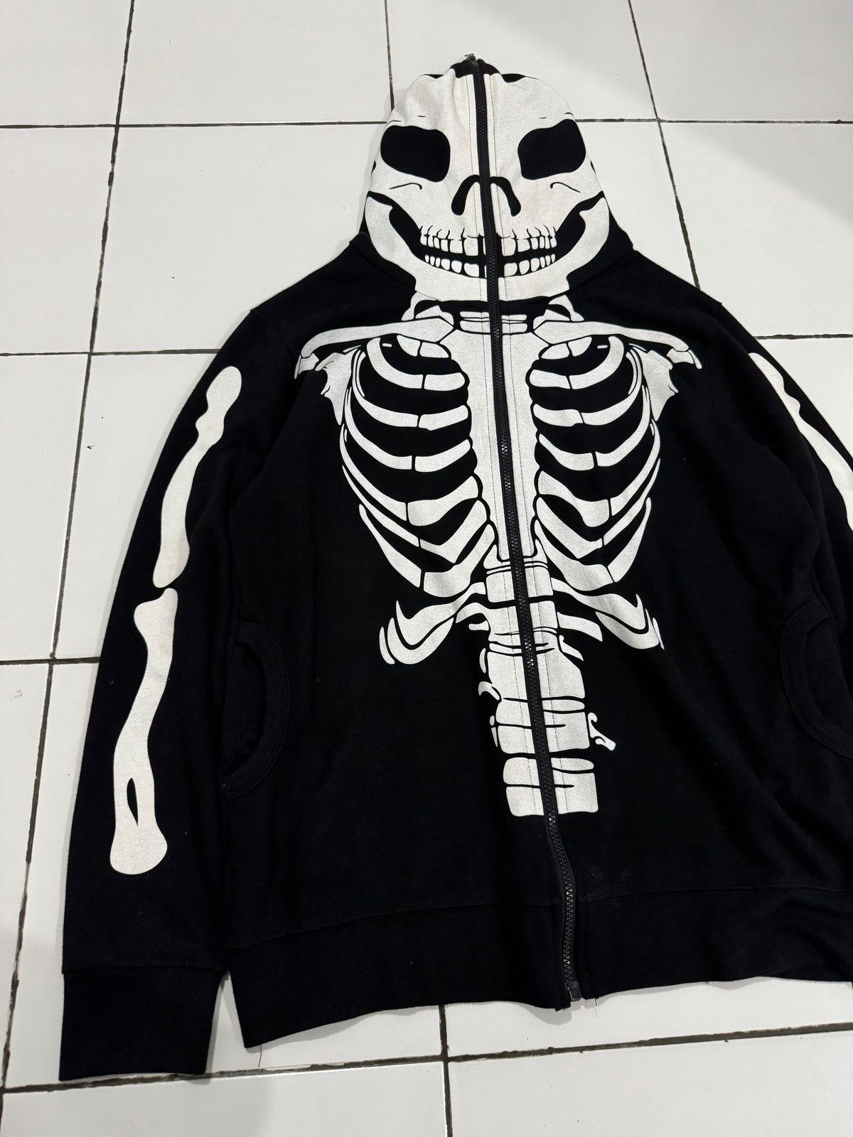 Hysteric Glamour × If Six Was Nine × Japanese Brand Y2k Skeleton ifsixwasnine zip up ninja hoodie Size US L / EU 52-54 / 3 - 5 Thumbnail