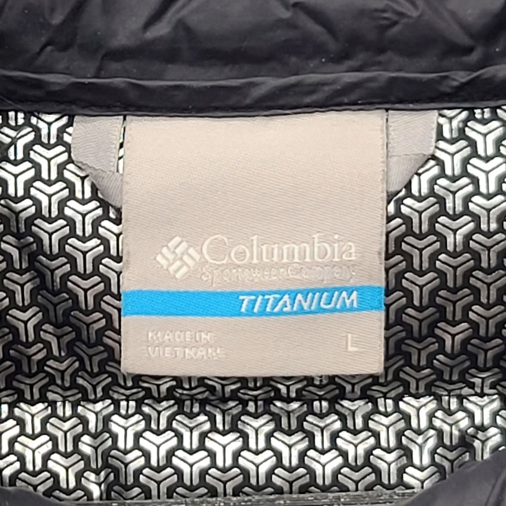 Vintage Columbia Titanium Omni-Heat 3D Down Jacket Mens L Black Puffer Packable Wrist Zipped Pockets 800 Fill Water Resistant Casual Winter Size US L / EU 52-54 / 3 - 3 Thumbnail