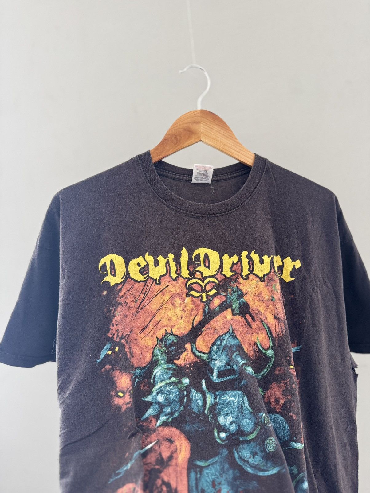 Band Tees × Vintage Vintage 2003 Devil Driver I love the killing t-shirt Size US XL / EU 56 / 4 - 3 Thumbnail