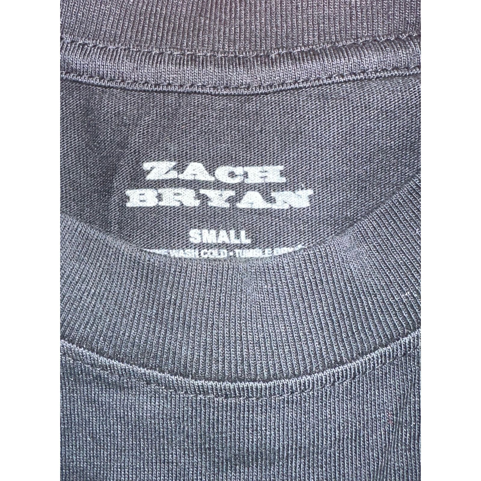 Band Tees Zach Bryan Tour Merch Tee T Shirt Lightening Size X S Black Size US S / EU 44-46 / 1 - 2 Thumbnail