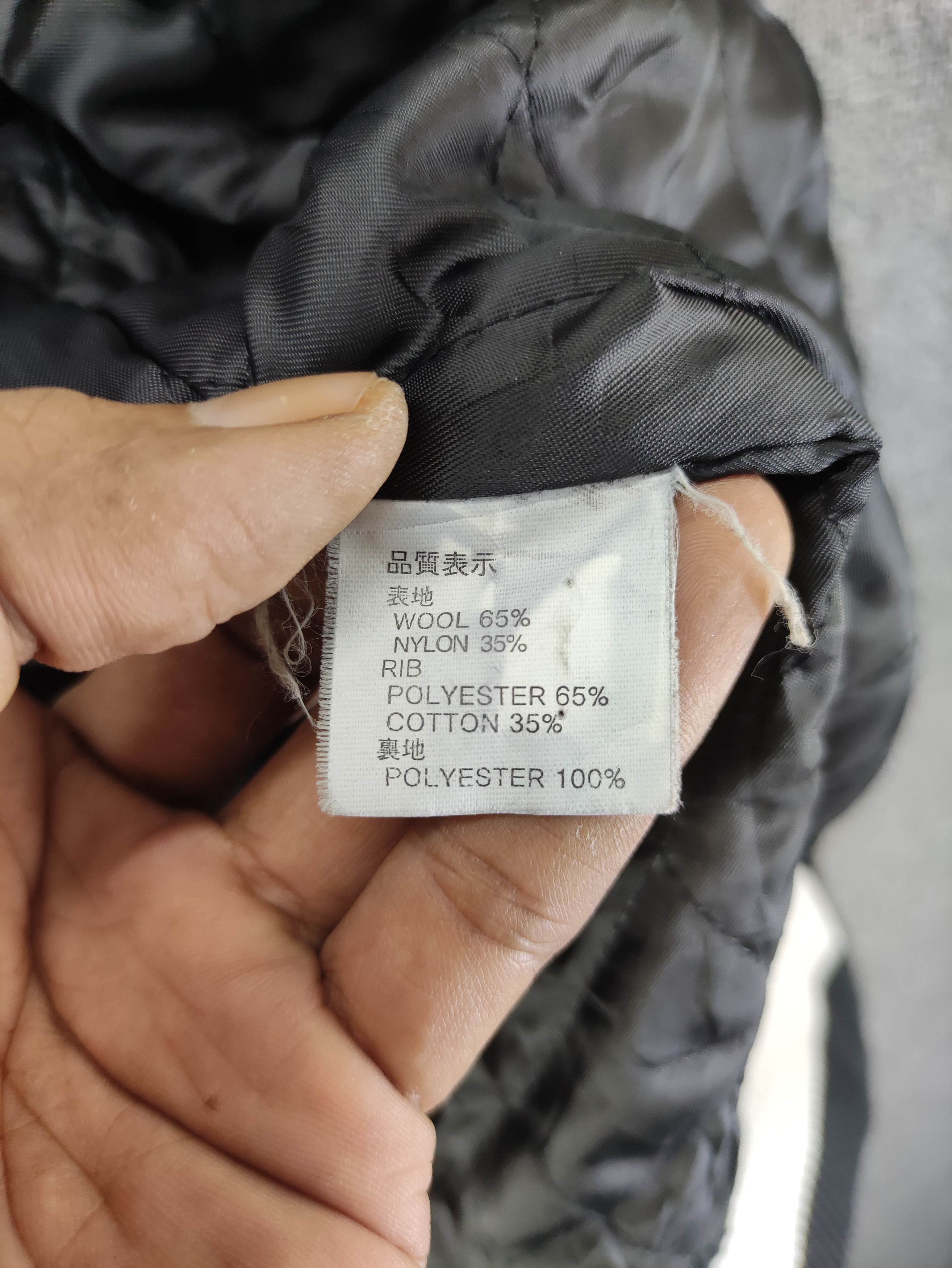 Japanese Brand Vintage Square Varsity Wool Jacket Big Logo Snap Button Size US M / EU 48-50 / 2 - 5 Thumbnail