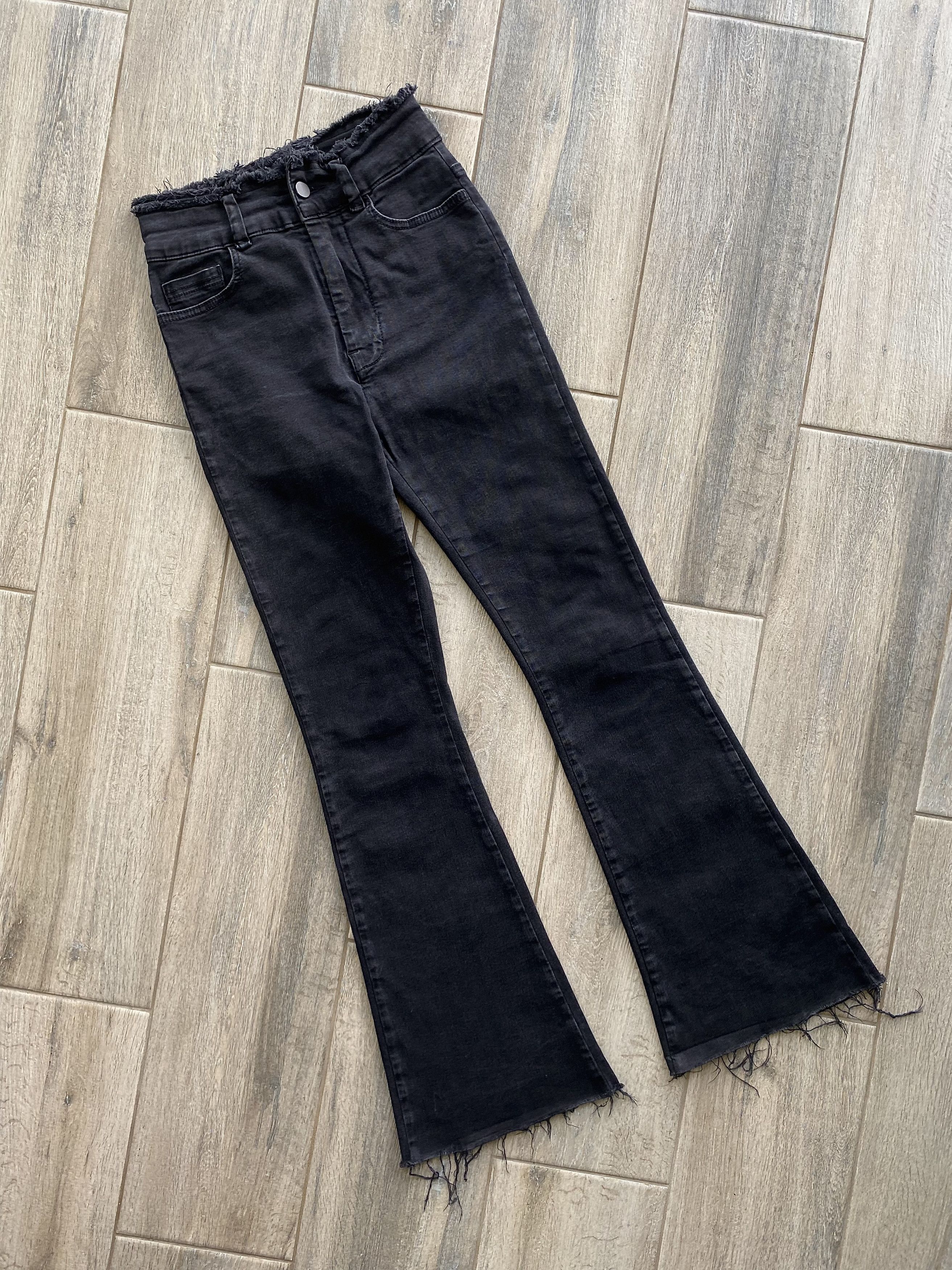 Thom Krom Thom Krom Women’s Flared Denim Jeans – Black Ash, Size XS Size 26" / US 2 / IT 38 - 1 Thumbnail