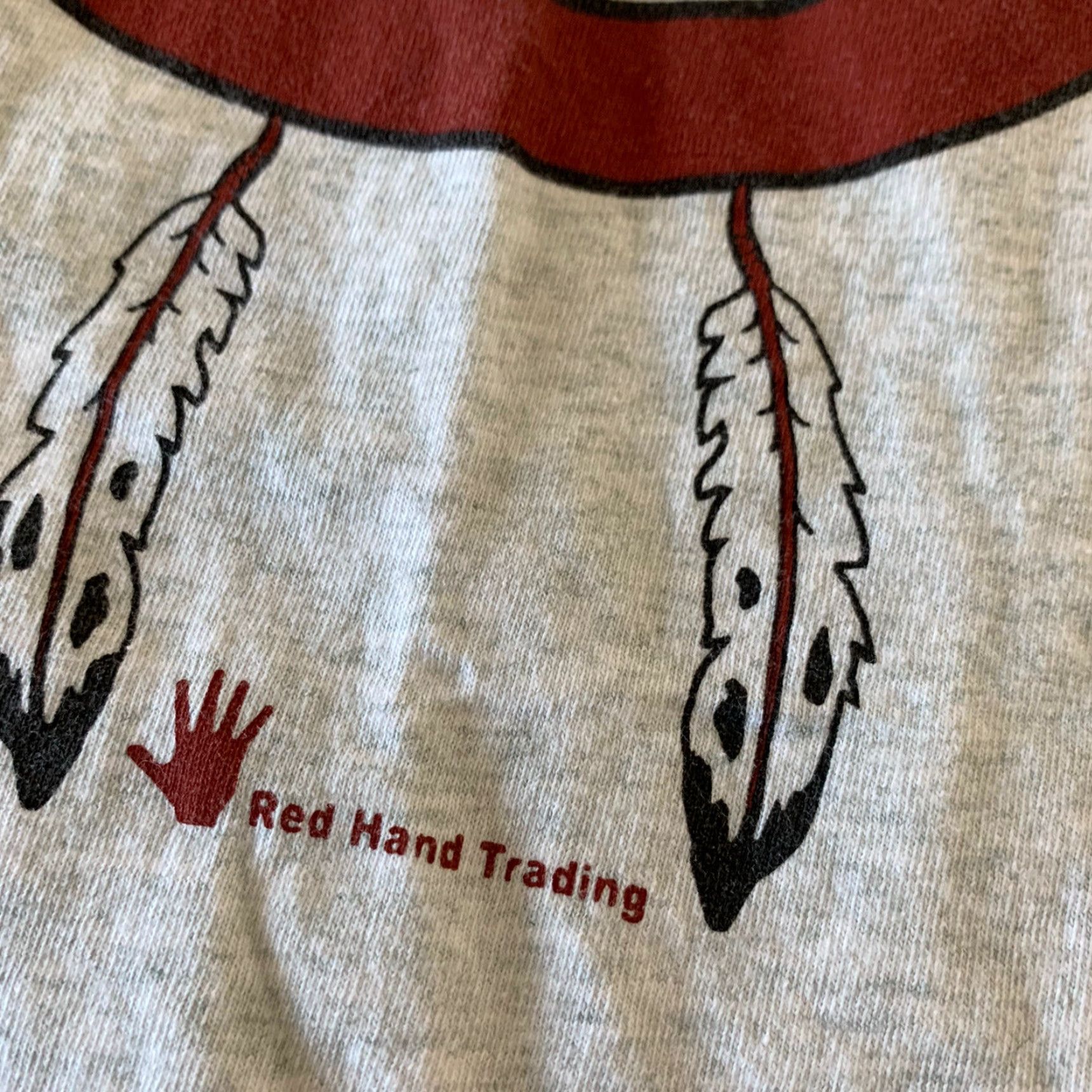 Vintage VINTAGE Red Hand Trading T-Shirt Gray Adult L/XL Men Stitch Dream Catcher Shirt Size US XL / EU 56 / 4 - 2 Thumbnail