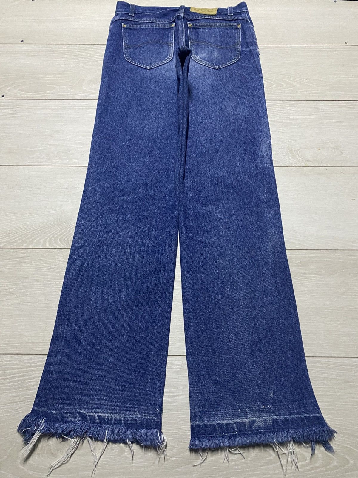 Lee Vintage lee 1889 Blue Wash Frayer Loose Jeans Size US 28 / EU 44 - 2 Thumbnail
