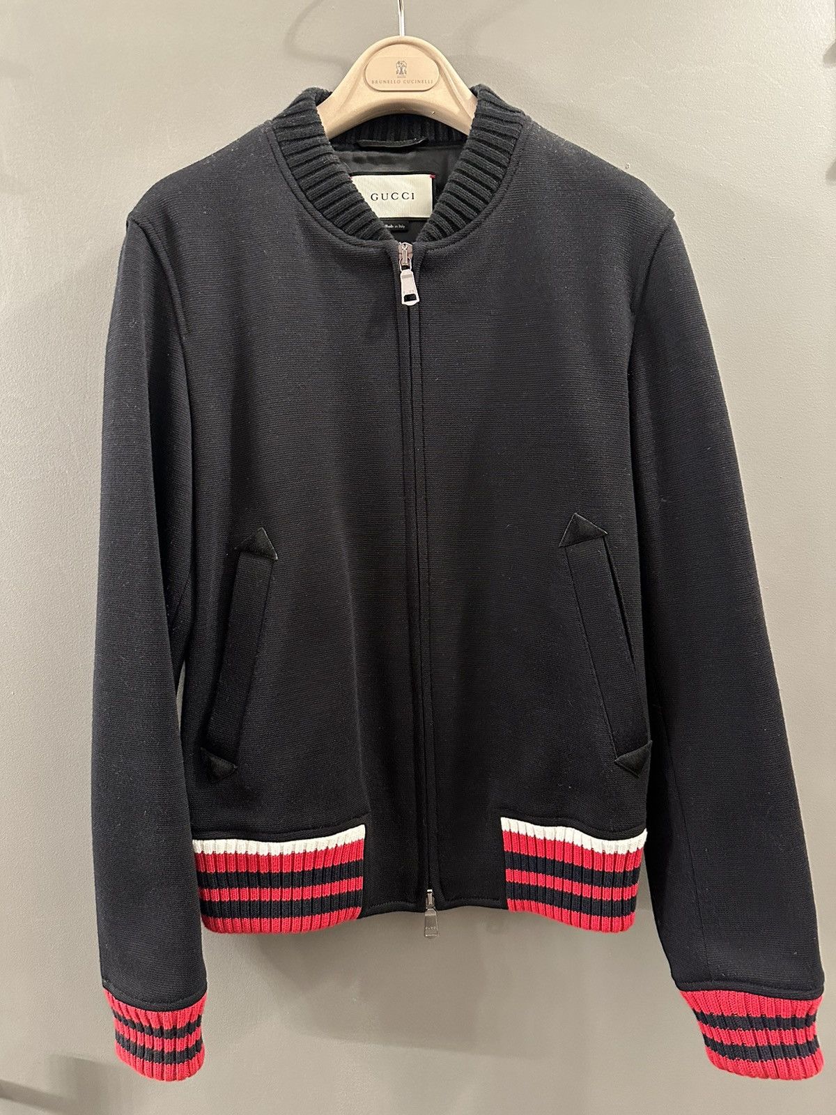 Gucci Web Varsity Jacket (Worn Once)