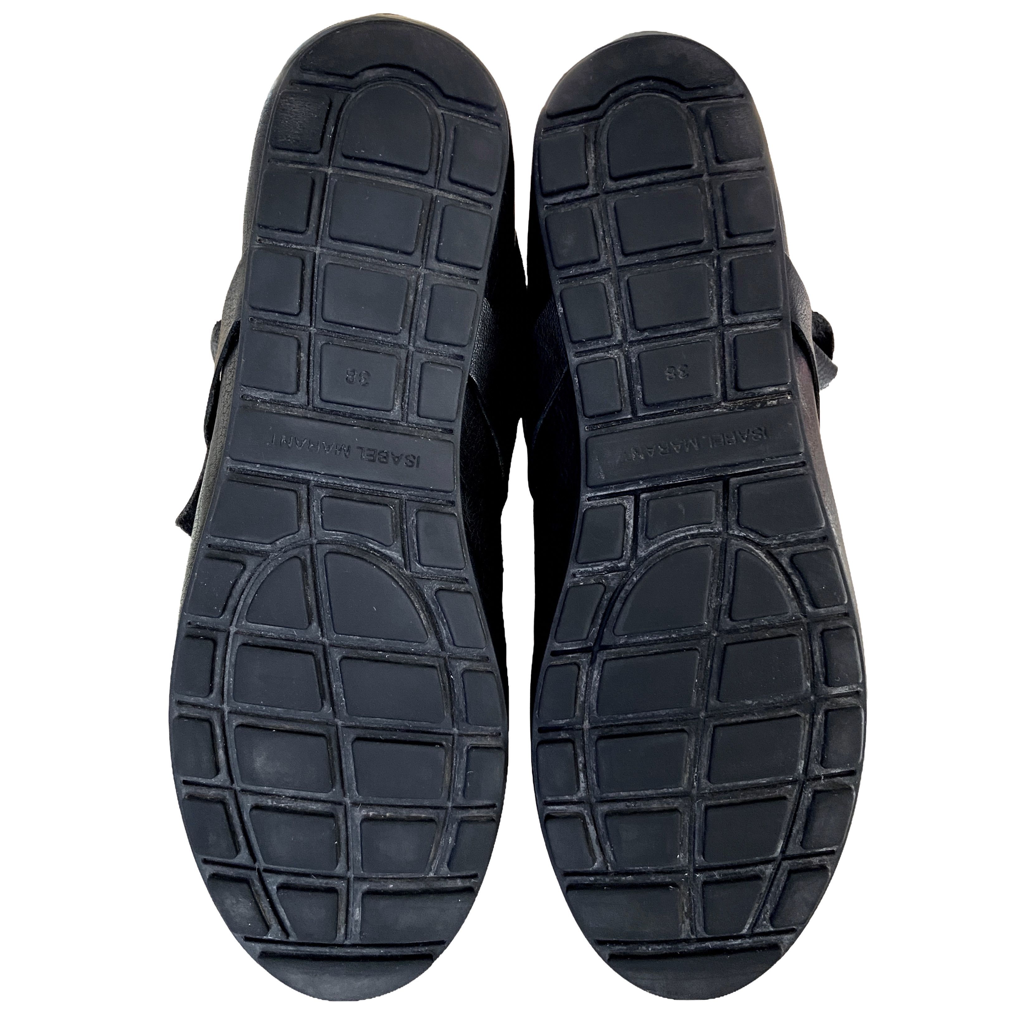 Isabel Marant Etoile ISABEL MARANT ÉTOILE BLACK SUEDE SHEARLING WINTER BOOTS Size US 7 / IT 37 - 6 Thumbnail