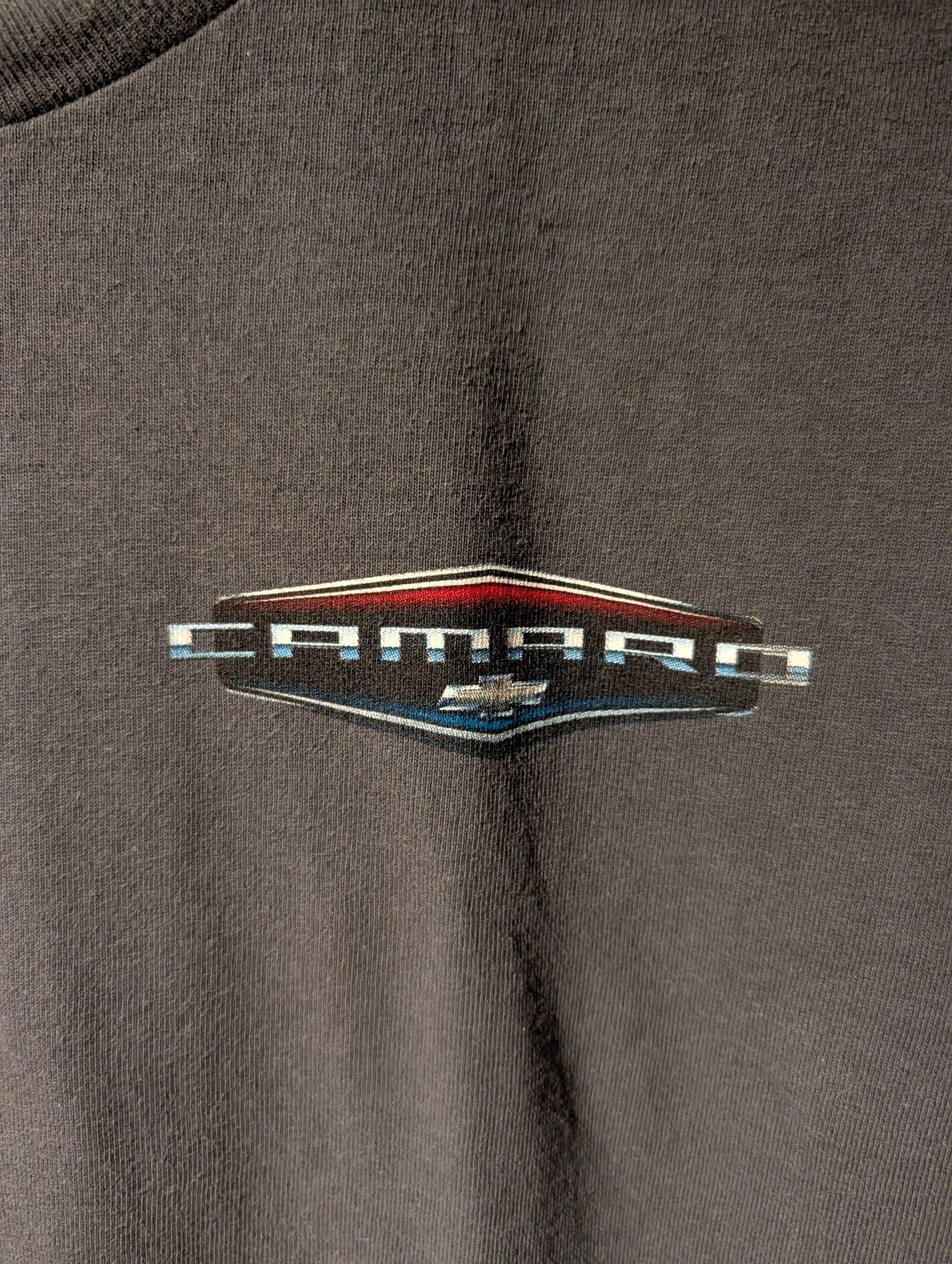 Chevrolet Camaro The Legend Lives On Muscle Car Graphic T-Shirt Chevy Size US L / EU 52-54 / 3 - 4 Thumbnail