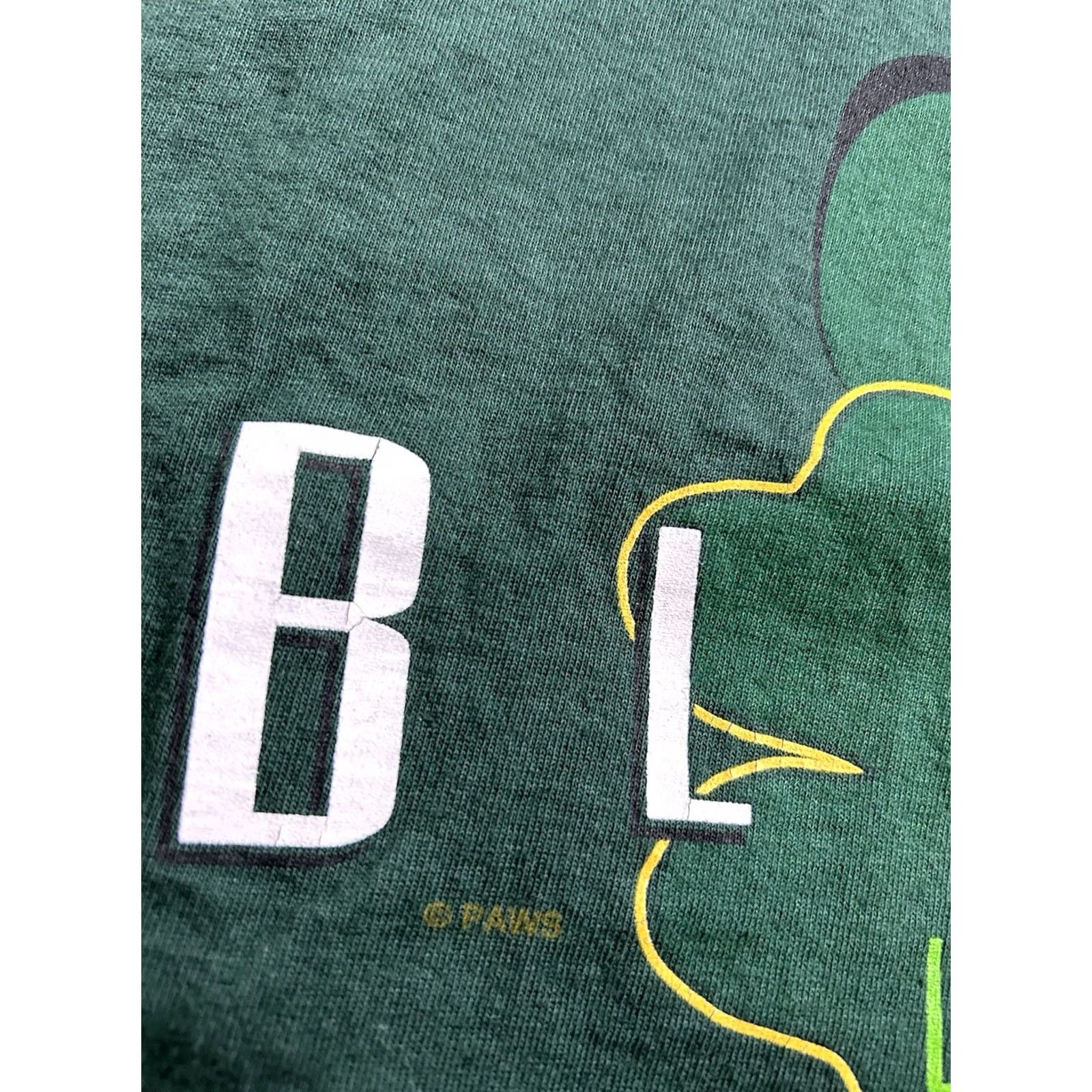 Vintage VINTAGE Garfield Blarney Wear St. Patrick’s Day Shirt Paws Size XL 90s Green Mens Shirt Size US XL / EU 56 / 4 - 4 Thumbnail