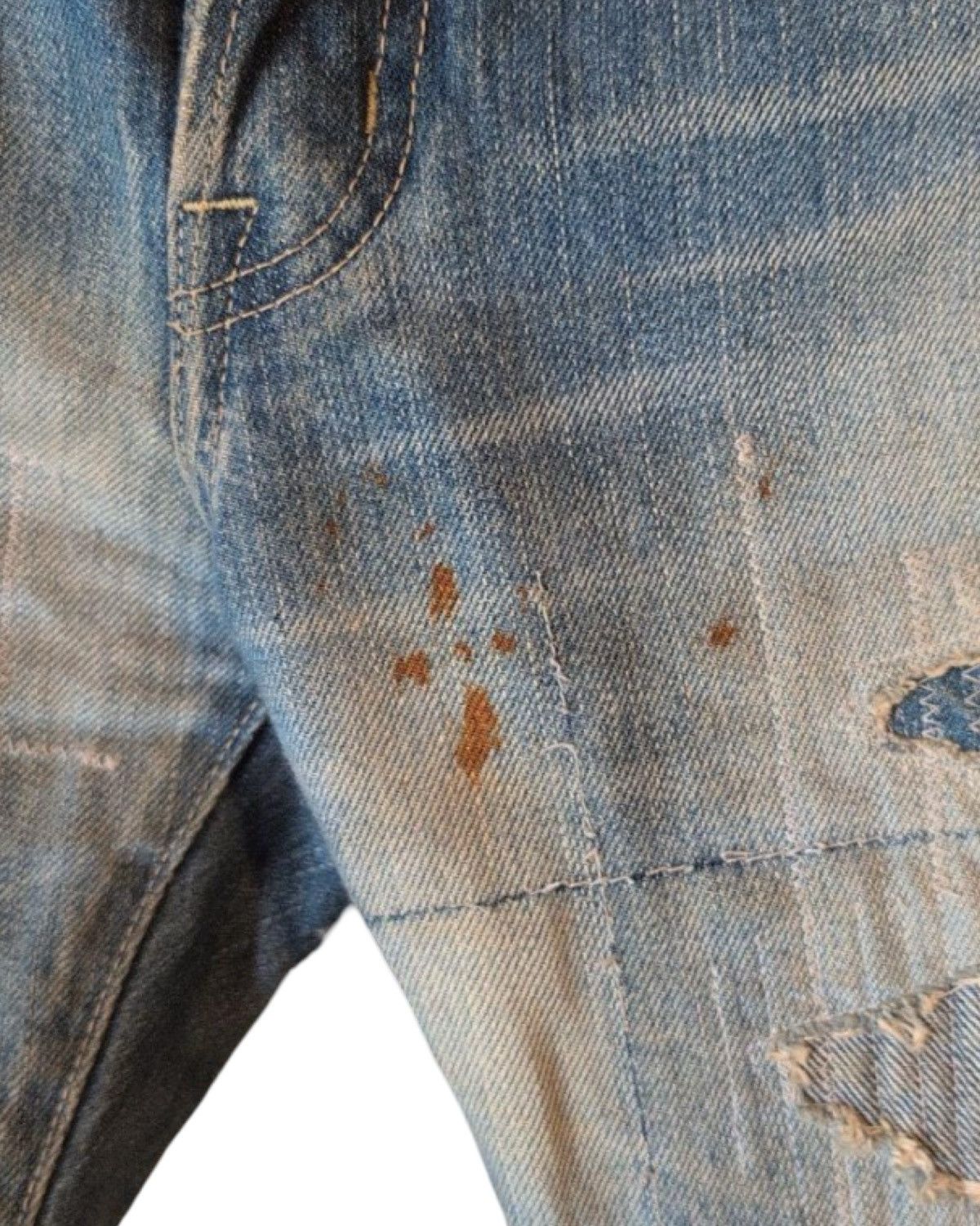 Hysteric Glamour Destroy All Monsters Denim Jeans Size US 28 / EU 44 - 5 Thumbnail