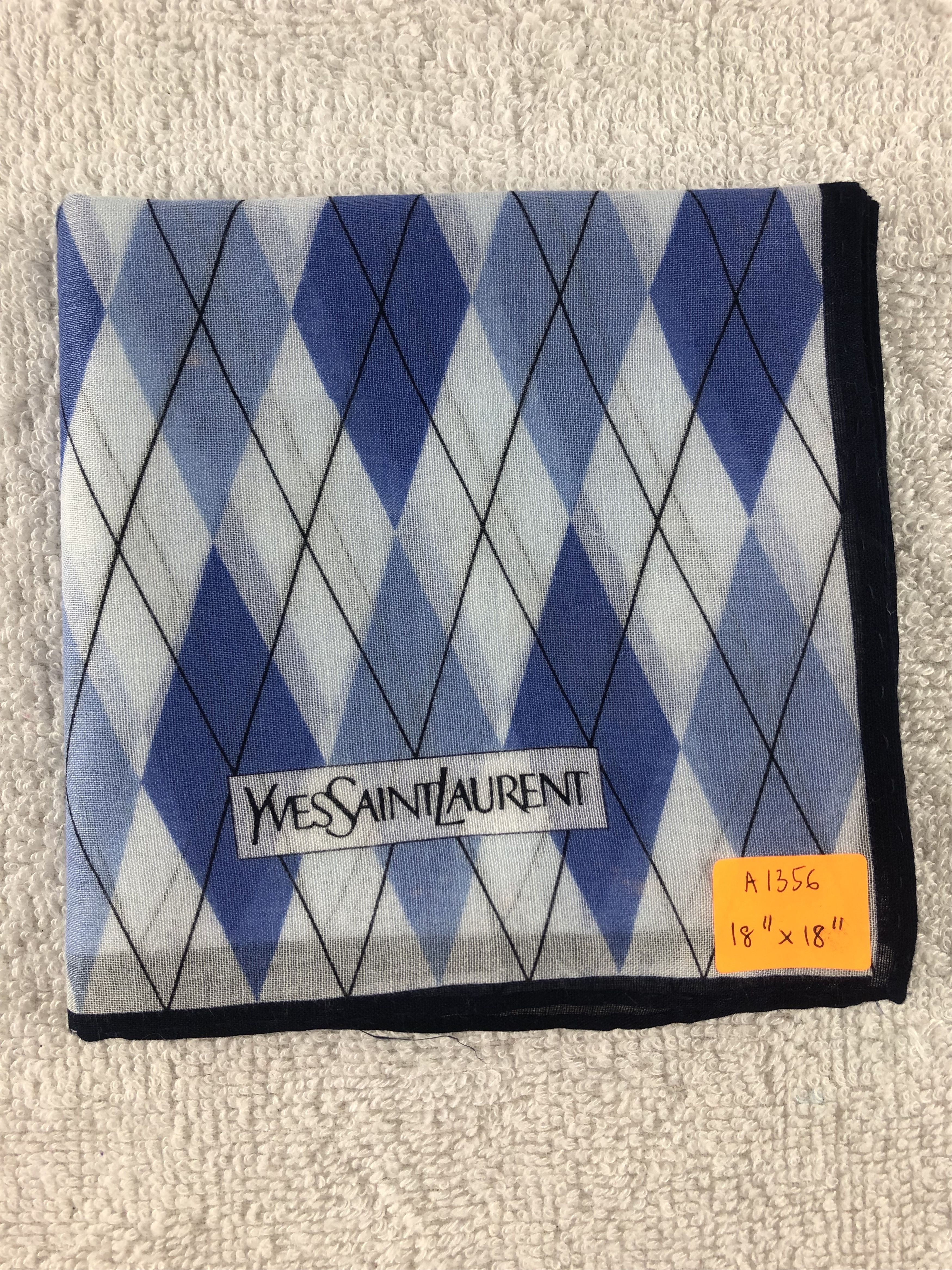Yves Saint Laurent Yves Saint Laurent Handkerchief / Bandana / Neckerchief Size ONE SIZE - 6 Thumbnail