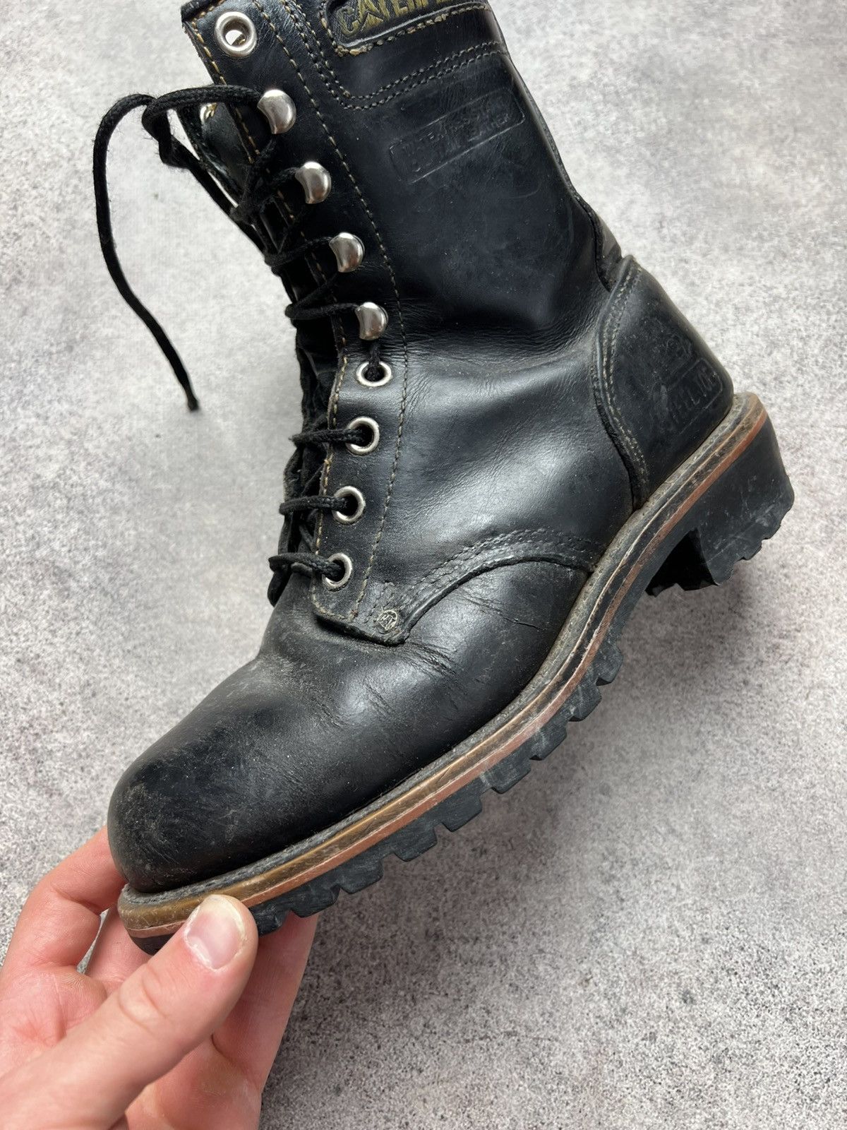 Caterpillar Caterpillar steel toe leather work boots Size US 7 / IT 37 - 3 Thumbnail