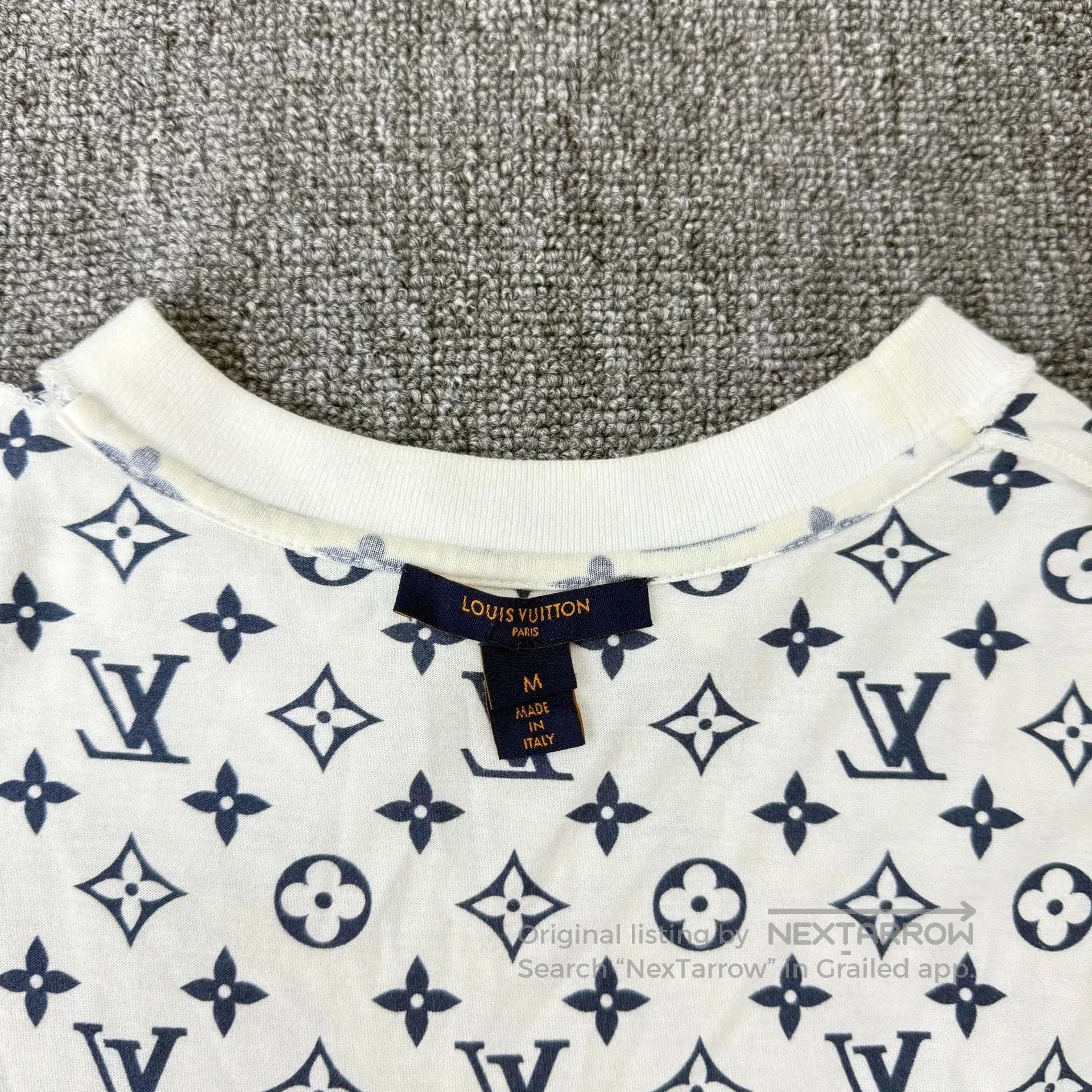 Louis Vuitton LV Monogram Print Short Sleeve Top. Size US M / EU 48-50 / 2 - 6 Thumbnail