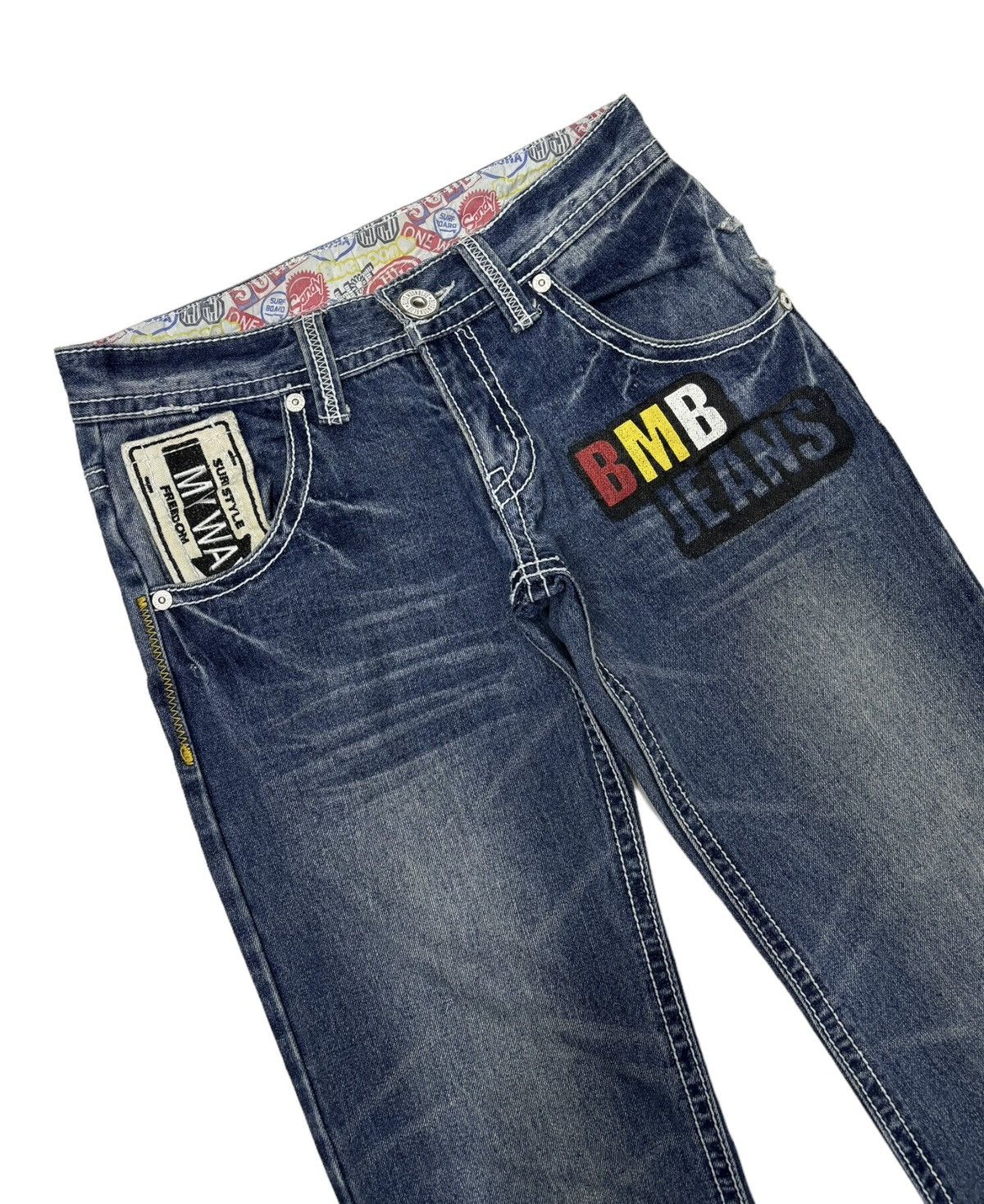 Hysteric Glamour × Japanese Brand 🔥BLUE MOON BLUE DAICOCK EVISU STYLE DENIM JEANS Size US 30 / EU 46 - 5 Thumbnail