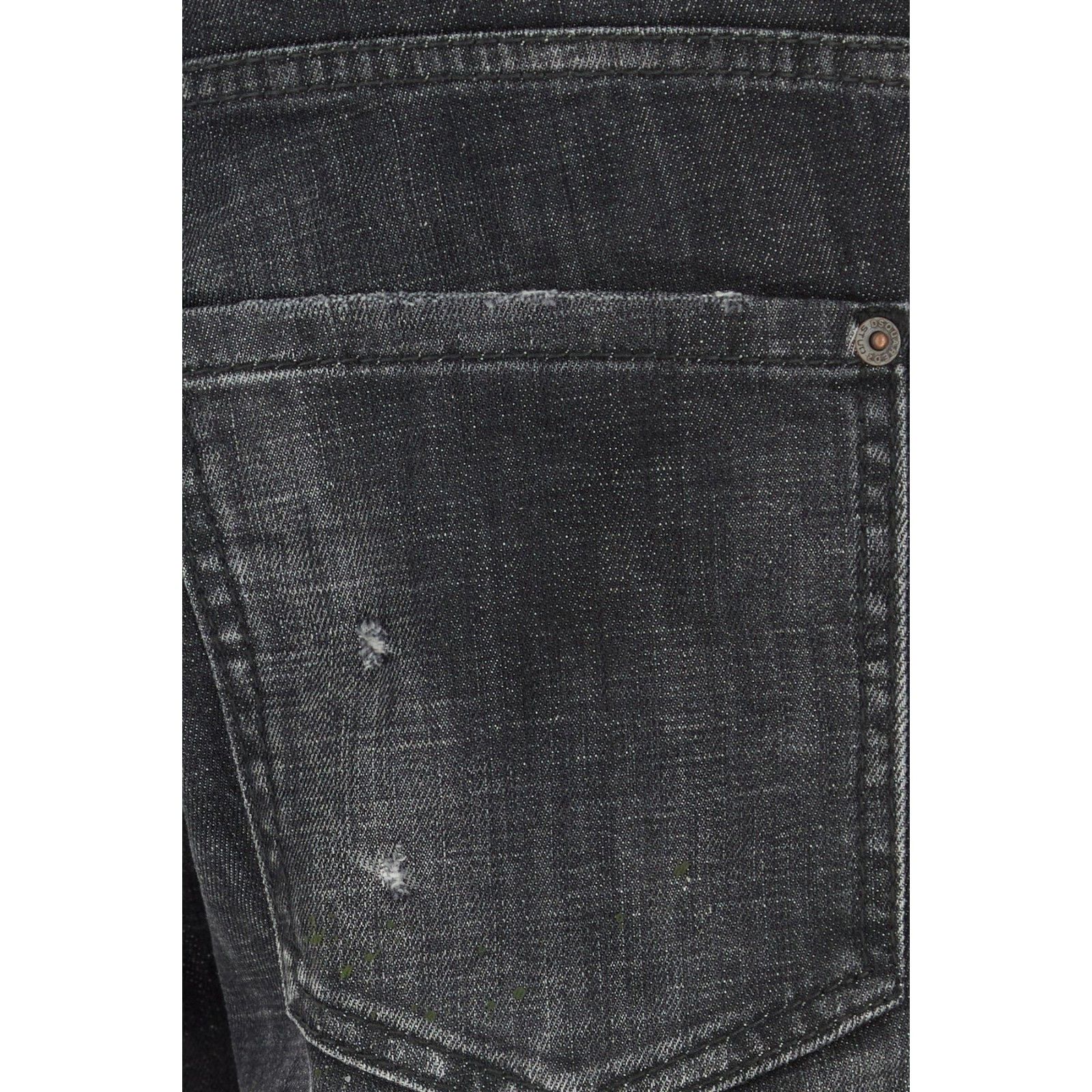 Dsquared2 DSQUARED2 Skater Black Stretch Denim Jeans New & Authentic ( Size US 34 / EU 50 - 3 Thumbnail