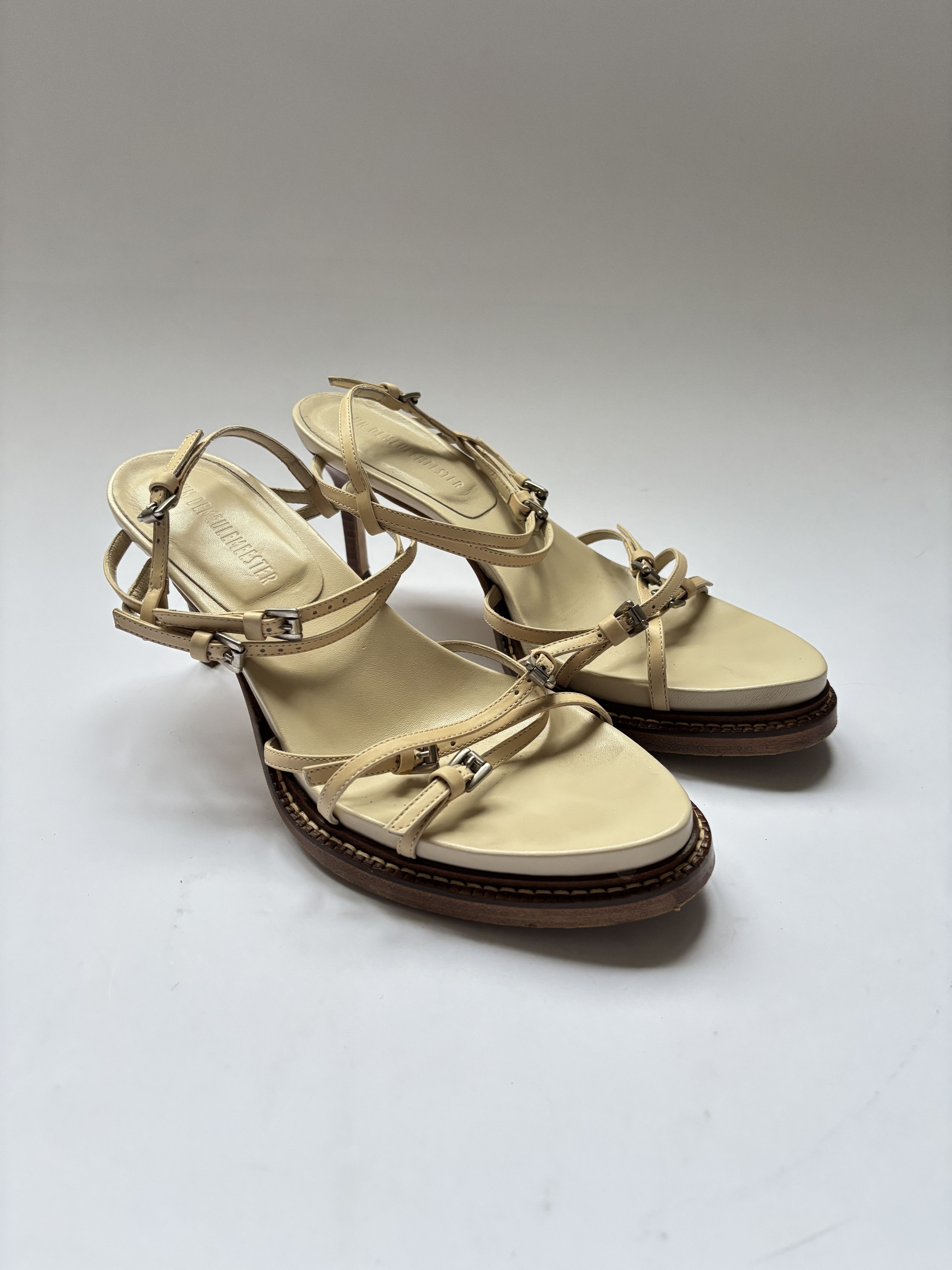 Ann Demeulemeester ⚡️QUICK SALE⚡️Ann Demeulemeester Beige High Heel Sandals Size US 10 / IT 40 - 2 Thumbnail