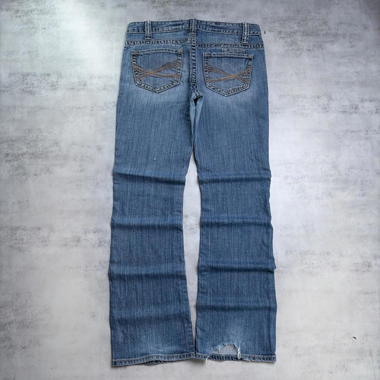 Aeropostale Y2K Aeropostale Grunge Flared Denim Jeans Size 30" / US 8 / IT 44 - 1 Thumbnail