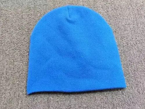 VIBE Shinning Stars Graphic No Cuff Beanie Hat Royal Blue Size ONE SIZE - 2 Thumbnail