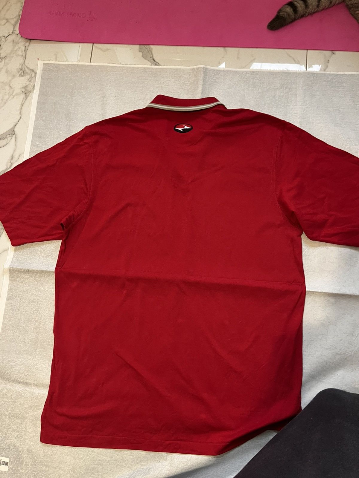 Nike Vintage Nike Tiger Woods Yin Yang Polo Striped Swoosh 90s Size US XL / EU 56 / 4 - 6 Thumbnail
