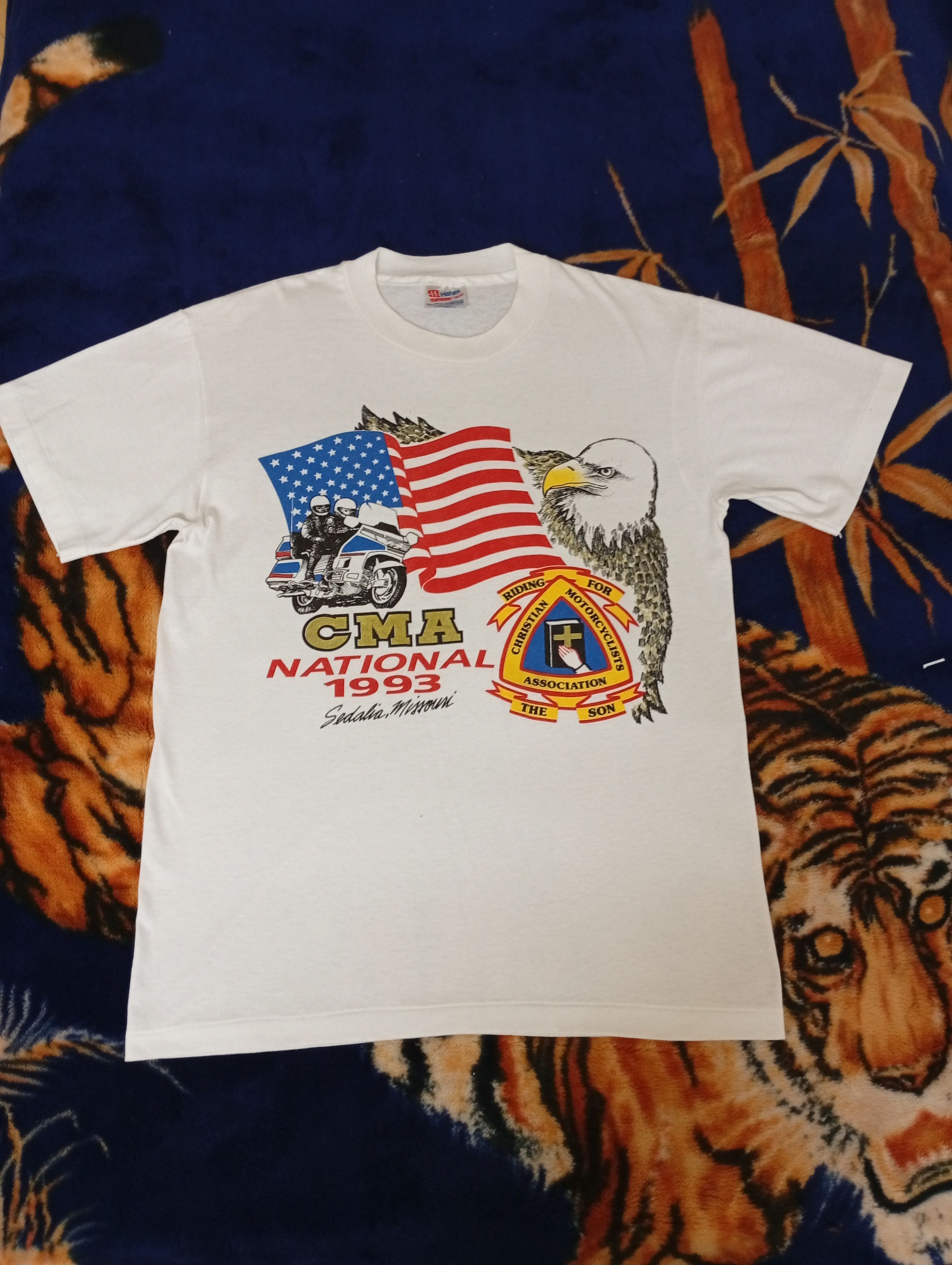 Vintage Vintage X Christian motorcyclists Size US M / EU 48-50 / 2 - 1 Thumbnail