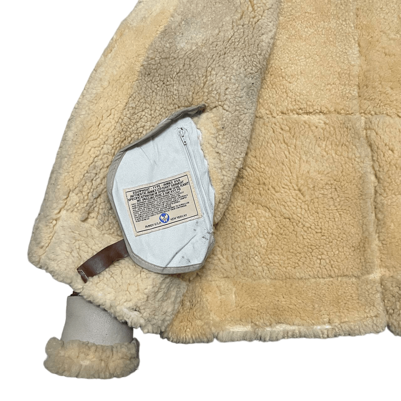Avirex Vintage Avirex Sheepskin Coat Shearling Leather Jacket B3 Size US M / EU 48-50 / 2 - 7 Thumbnail