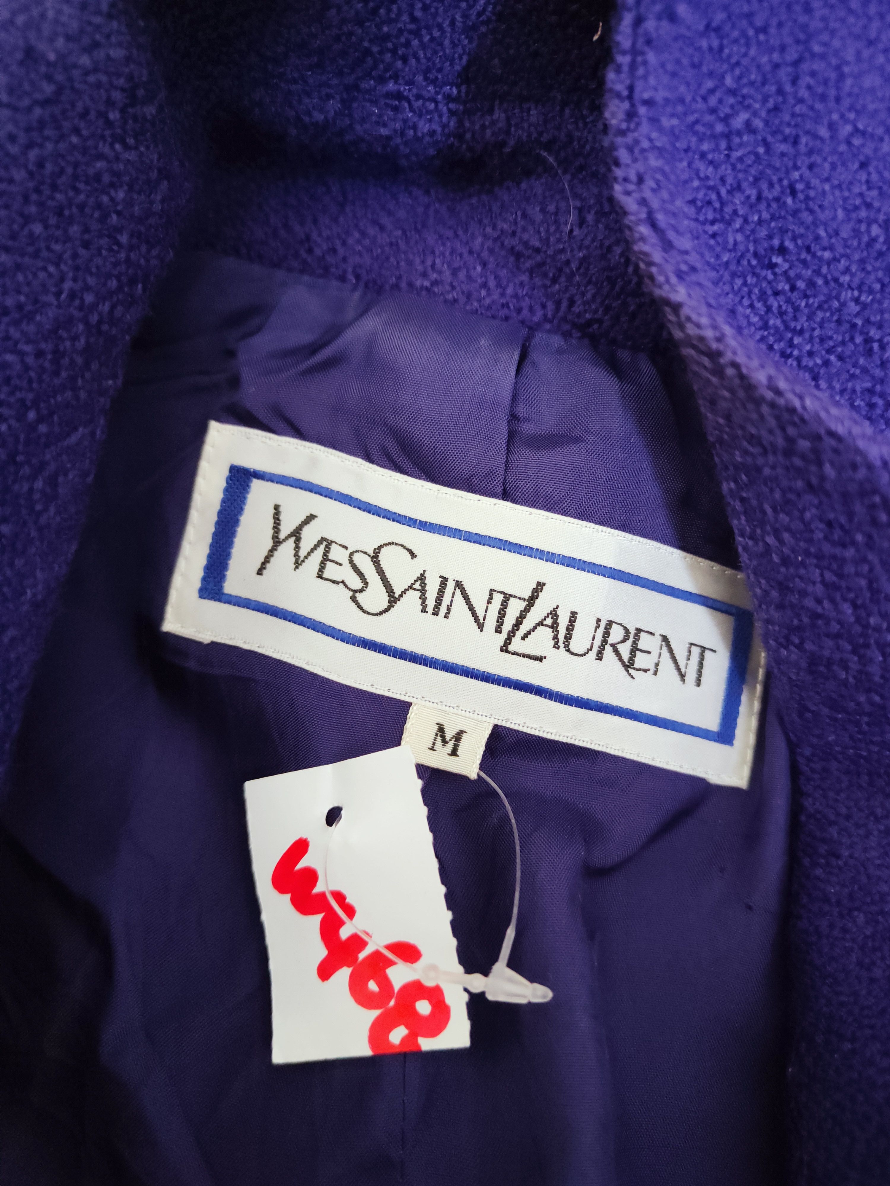 Yves Saint Laurent Yves Saint Laurent ripped vintage Purple Jackets #W468 Size M / US 6-8 / IT 42-44 - 13 Thumbnail