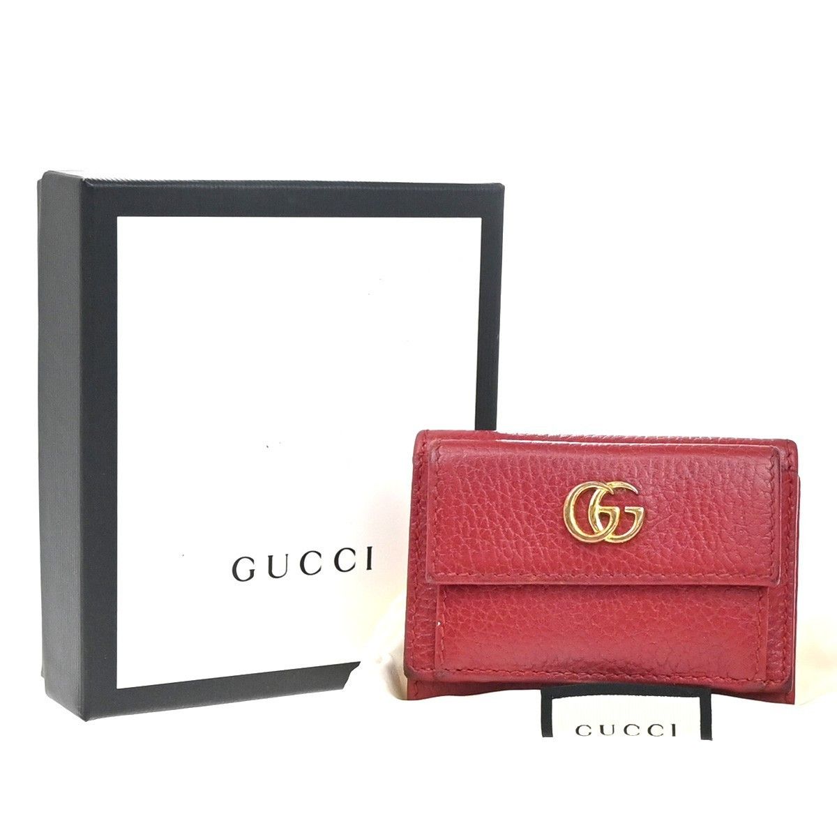 Gucci Gucci GG Marmont Wallet Leather Size ONE SIZE - 1 Thumbnail