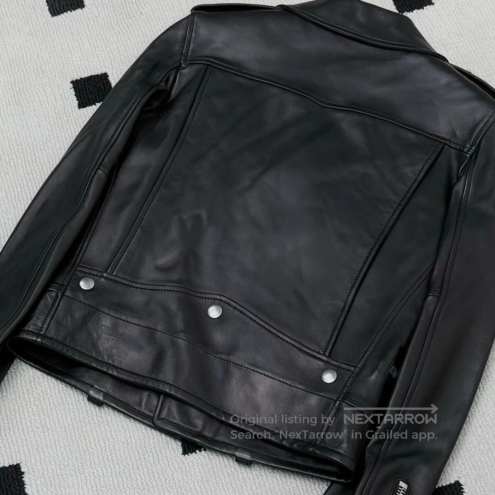 Yves Saint Laurent YSL Motorcycle Sheepskin Leather Jacket. Size XS / US 0-2 / IT 36-38 - 6 Thumbnail