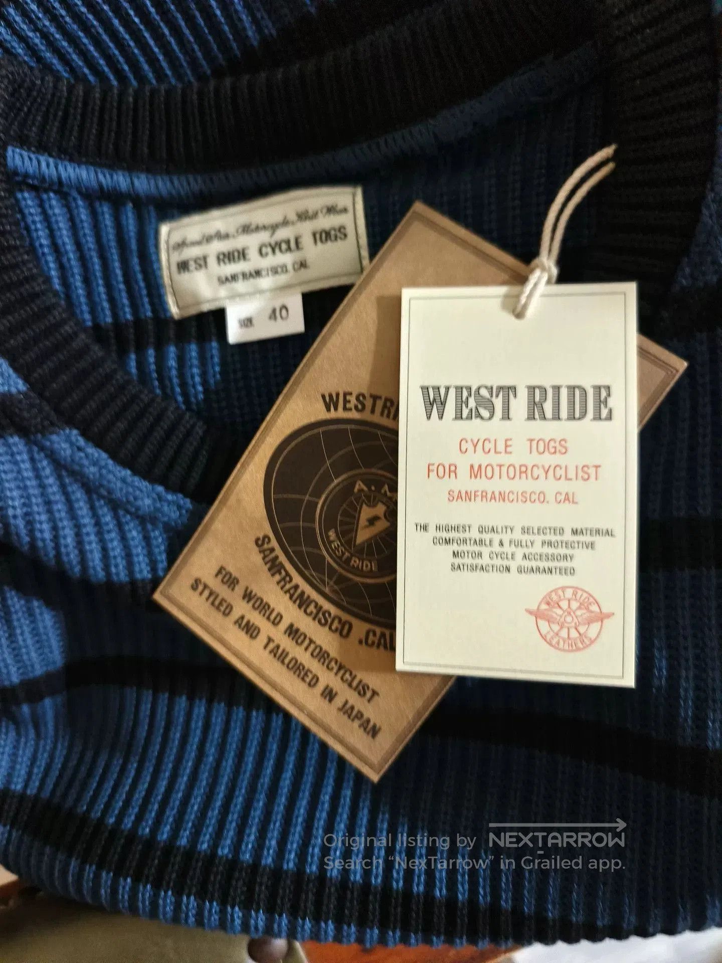 WEST RIDE West Ride Heavyweight Sweater from Japan. Size US XXS / EU 40 - 4 Thumbnail