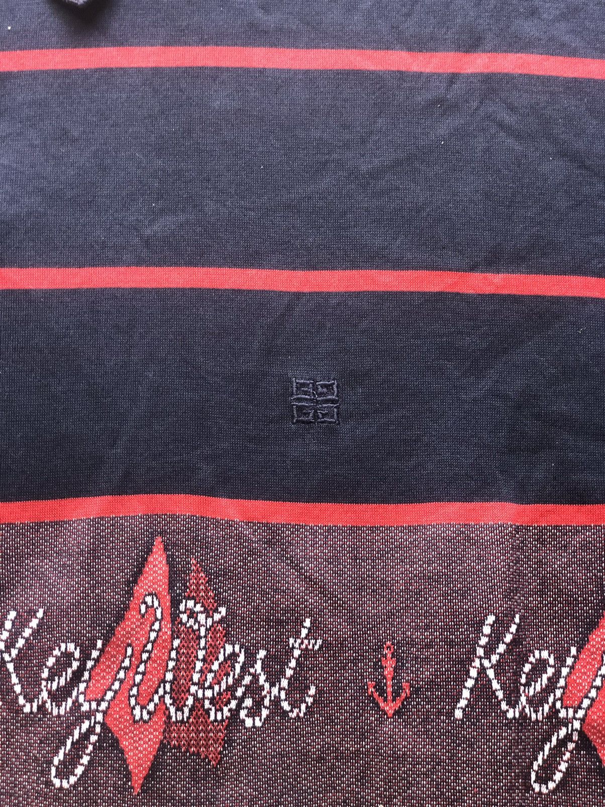 Givenchy Givenchy Polos Keywest Sailing Ship Logo Stripe Tee Size US L / EU 52-54 / 3 - 5 Thumbnail