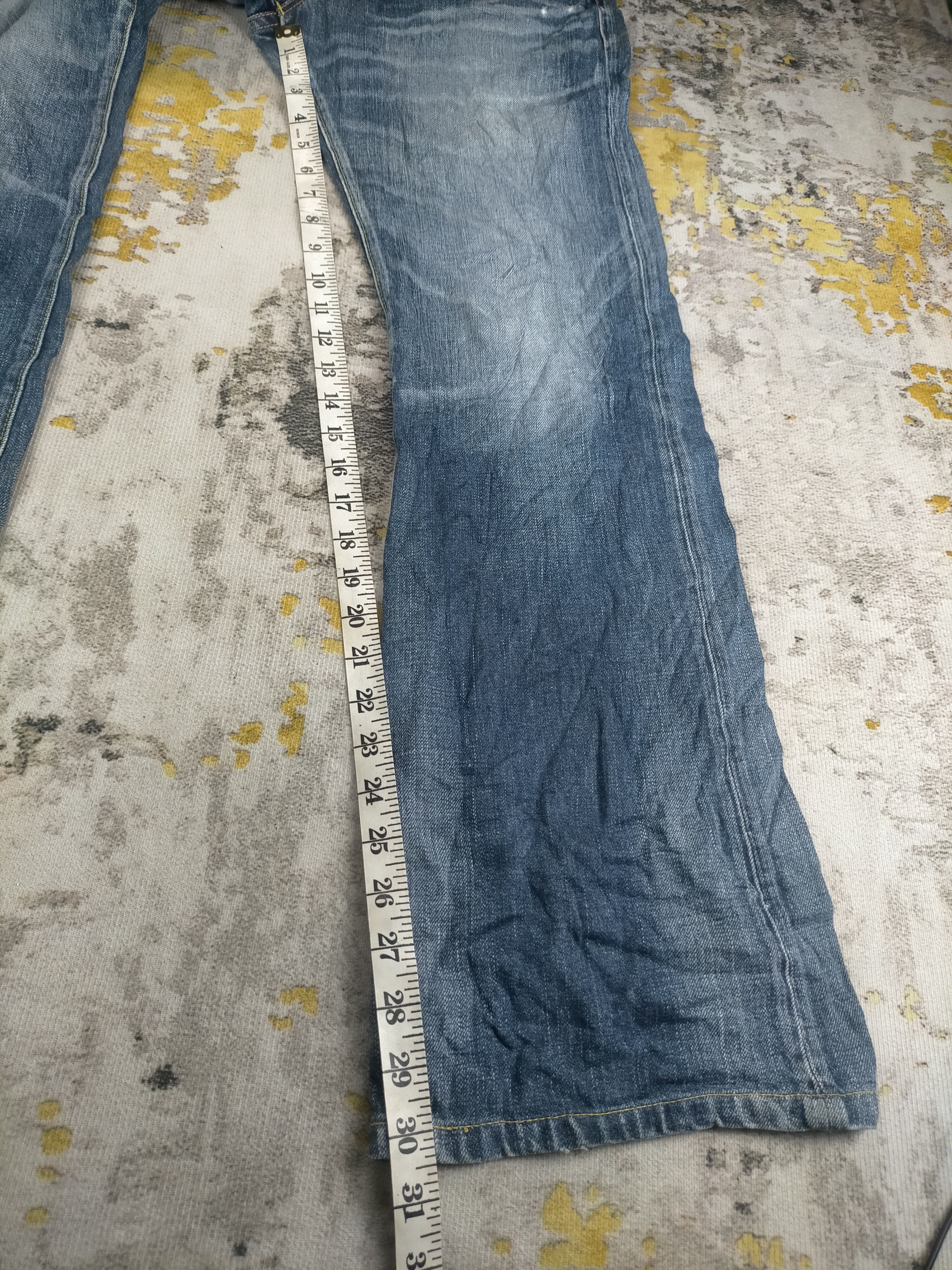 Tornado Mart 90s Flared Back Number Washed Jeans Size US 32 / EU 48 - 10 Thumbnail