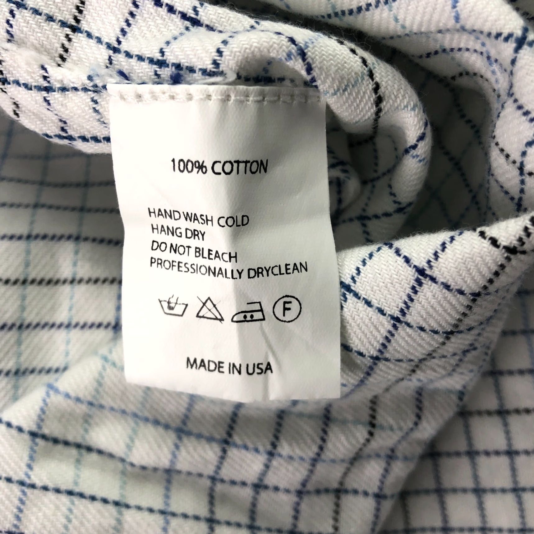 Engineered Garments FWK Engineered Garments Button-Up Shirt Men’s L/S White/Blue Check Size 1 Regular Cotton Size US XS / EU 42 / 0 - 4 Thumbnail