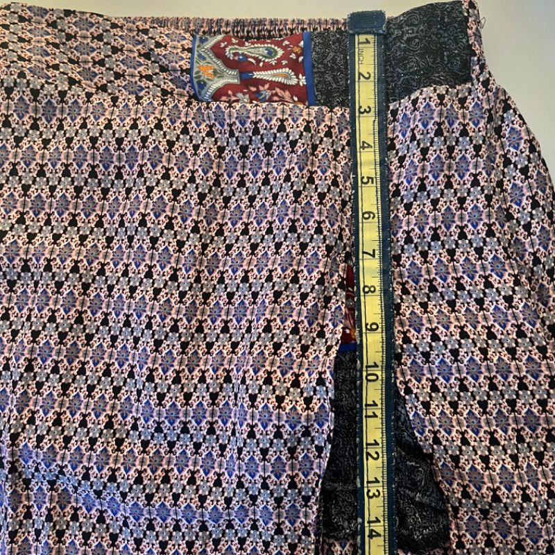 Mad Engine Mad Style Women's Maxi Skirt Floral Geometric Pattern Size 30" / US 8 / IT 44 - 6 Thumbnail