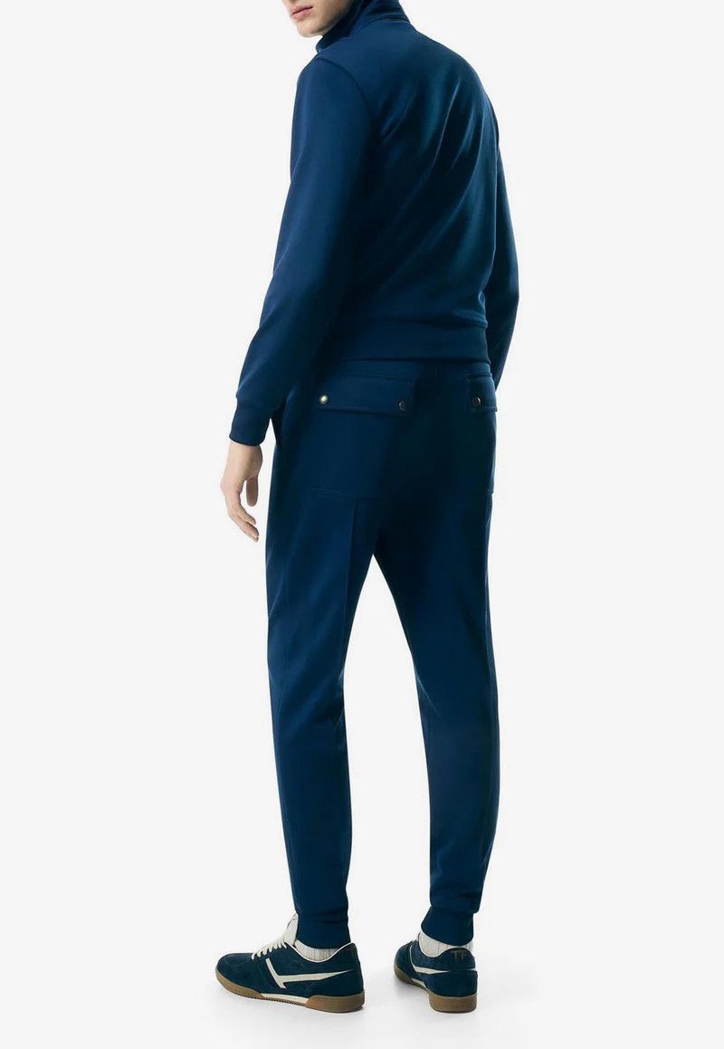 Tom Ford o1w1db10125 JAL005 Sweatpants & Joggers in Blue Size US 30 / EU 46 - 3 Thumbnail
