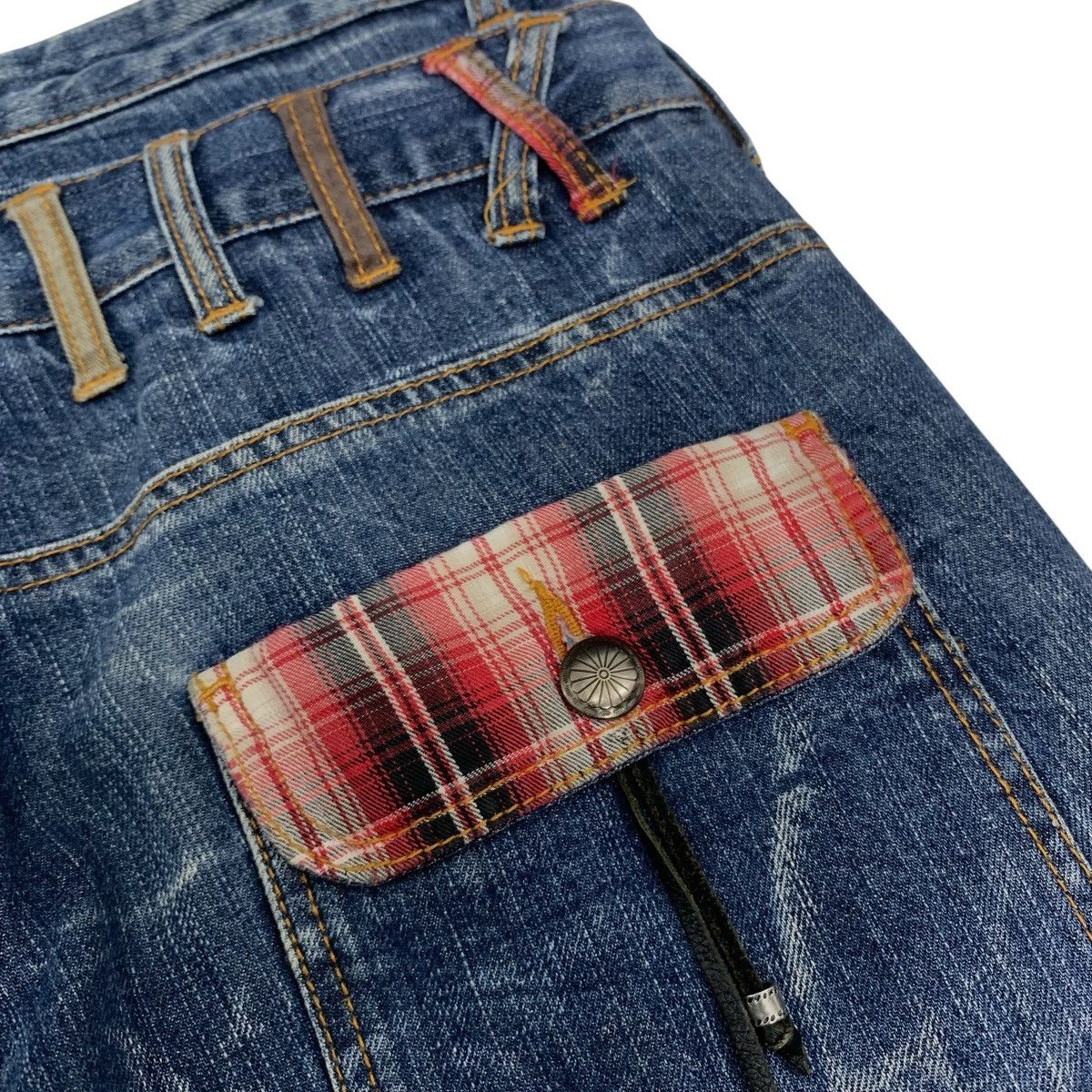 Japanese Brand DOUBLE WAIST VINTAGE EXPLOSION BY NYIAUS CLOTHING Size US 32 / EU 48 - 12 Thumbnail