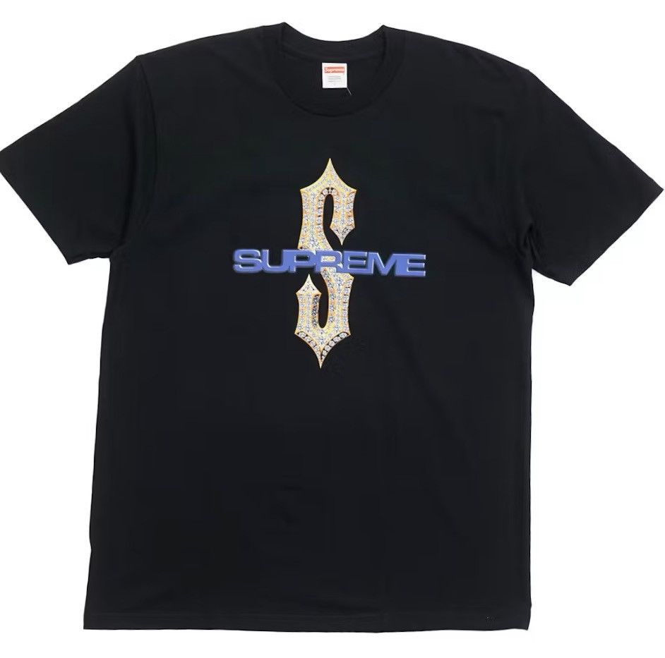 Supreme SUPREME DIAMOND TEE LARGE Size US L / EU 52-54 / 3 - 1 Thumbnail