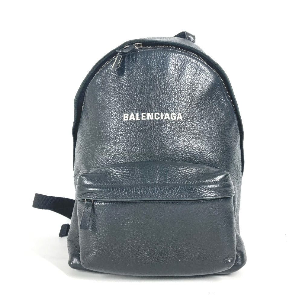 Balenciaga Balenciaga 552379 Everyday Logo Briefcase Backpack Rucksack Leather Men Size ONE SIZE - 1 Thumbnail