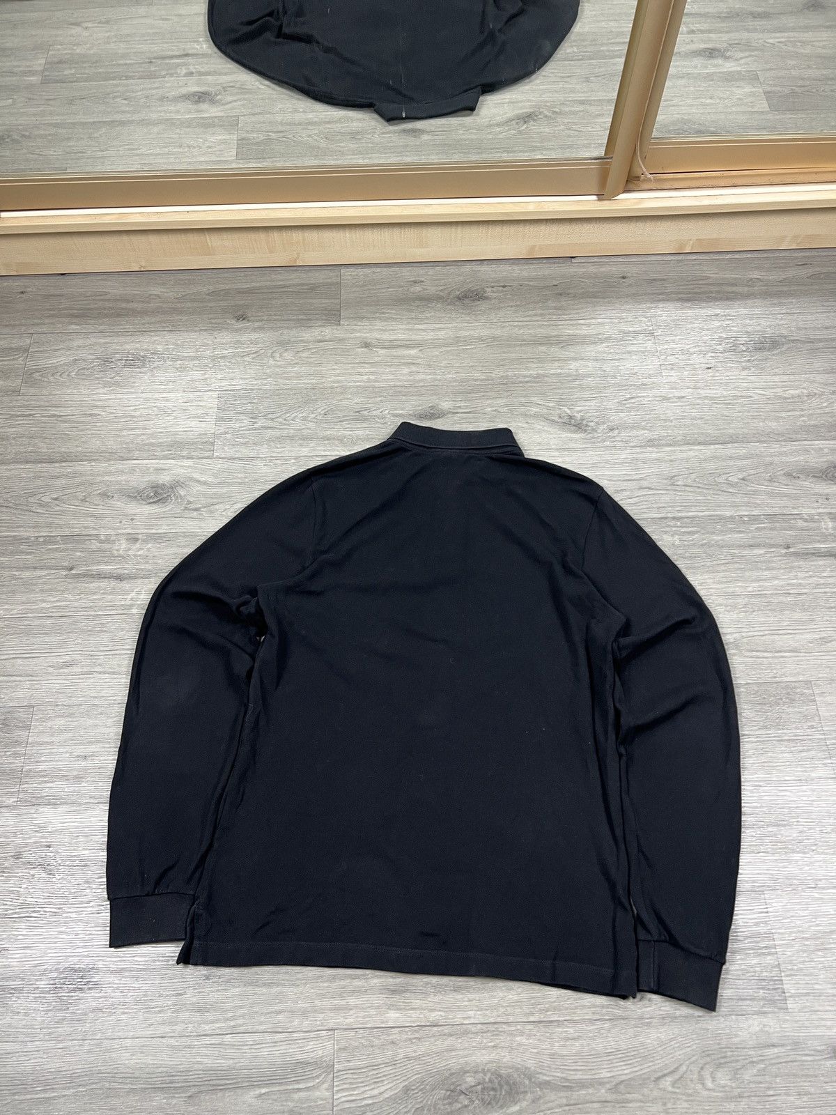 Paul & Shark PAUL & SHARK Black Long Sleeve Polo SIZE L Size US L / EU 52-54 / 3 - 5 Thumbnail