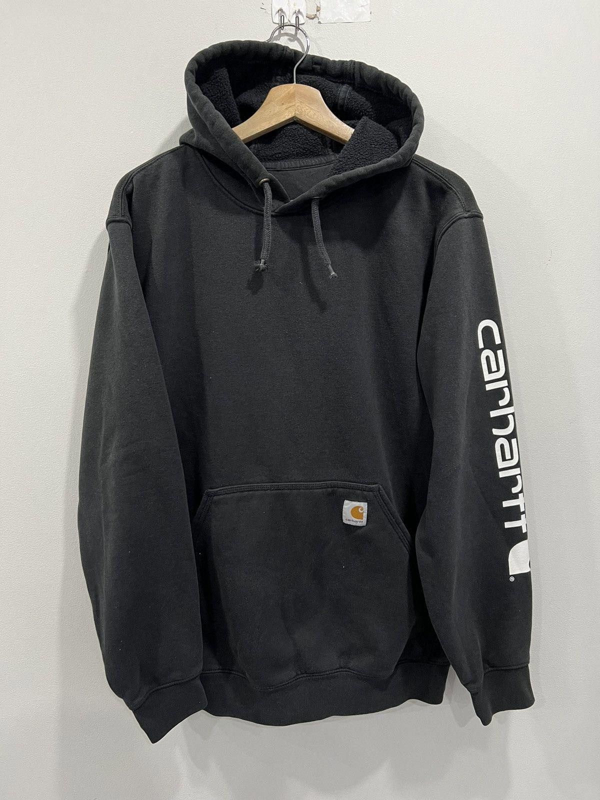 Vintage Vintage Carhartt Hoodie Sweater Sleeve Spellout Size US M / EU 48-50 / 2 - 1 Thumbnail