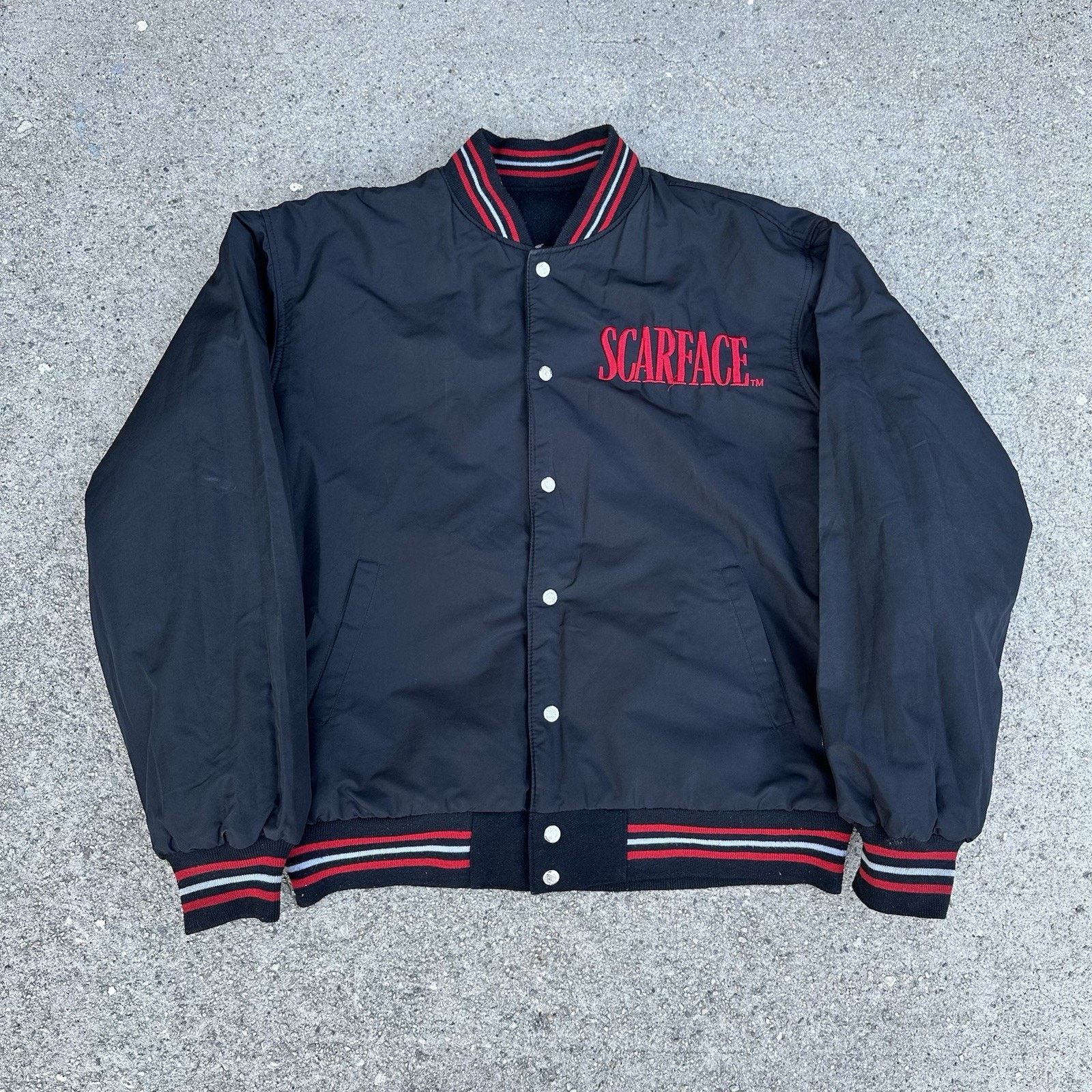 JH Design Vintage JH Design Scarface Reversible Varsity Jacket Size US L / EU 52-54 / 3 - 4 Thumbnail