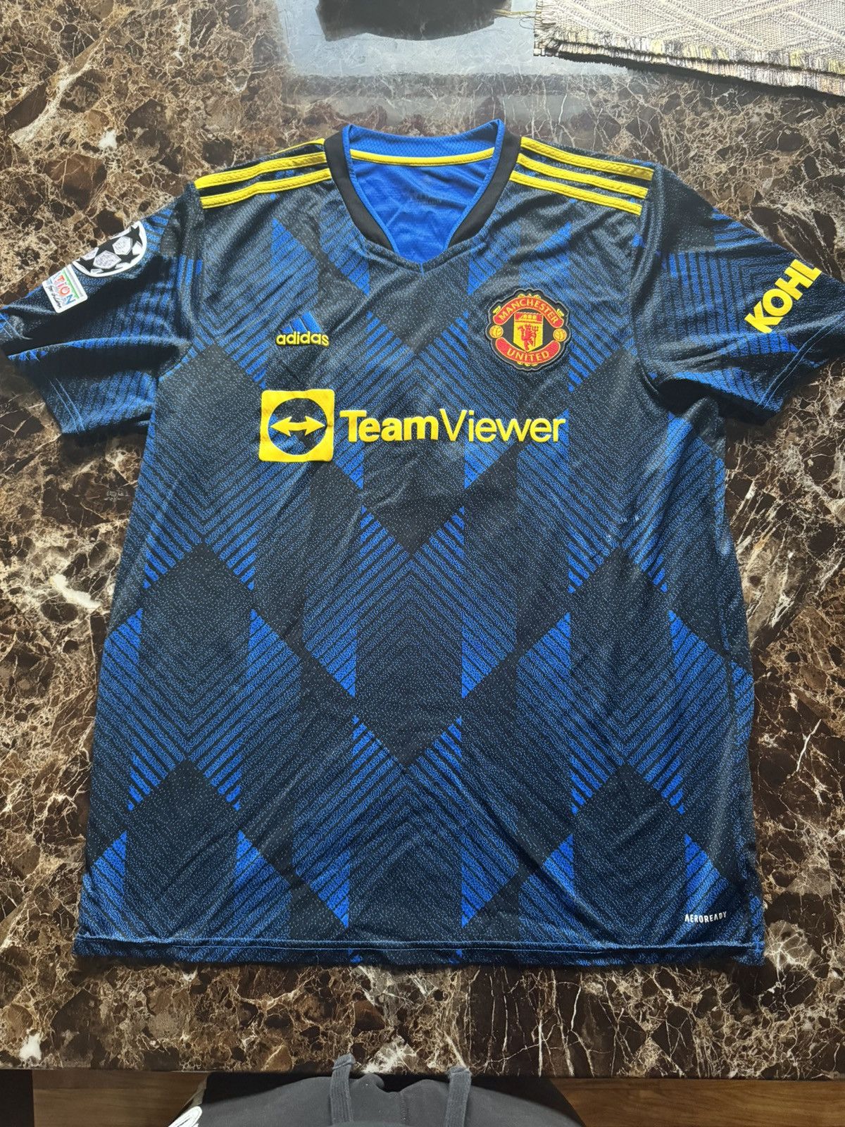 Adidas Manchester United 21/22 3rd Jersey Men’s XL Size US XL / EU 56 / 4 - 1 Thumbnail
