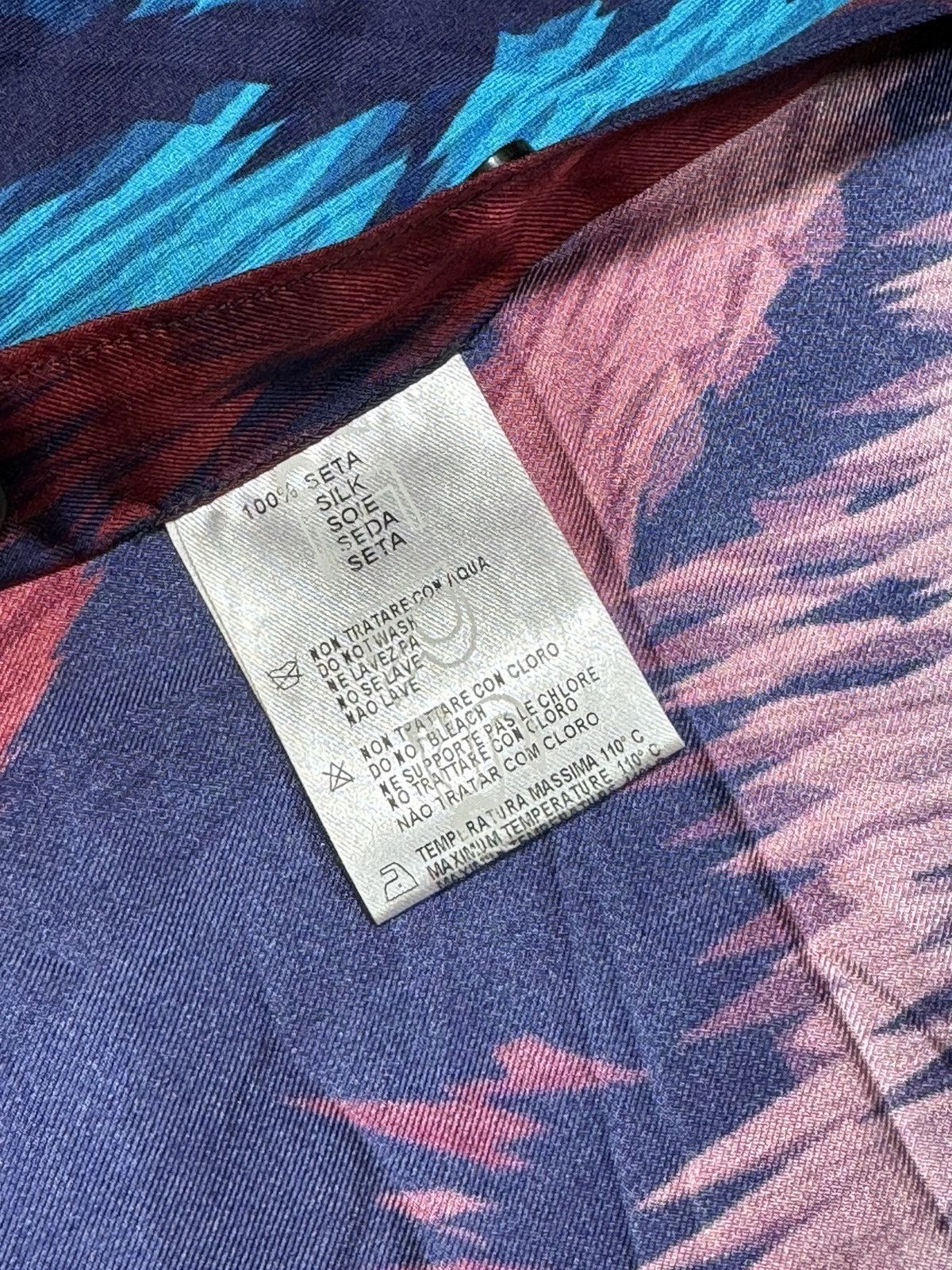 Versace Versace Multi-color Silk Shirt Size US M / EU 48-50 / 2 - 5 Thumbnail