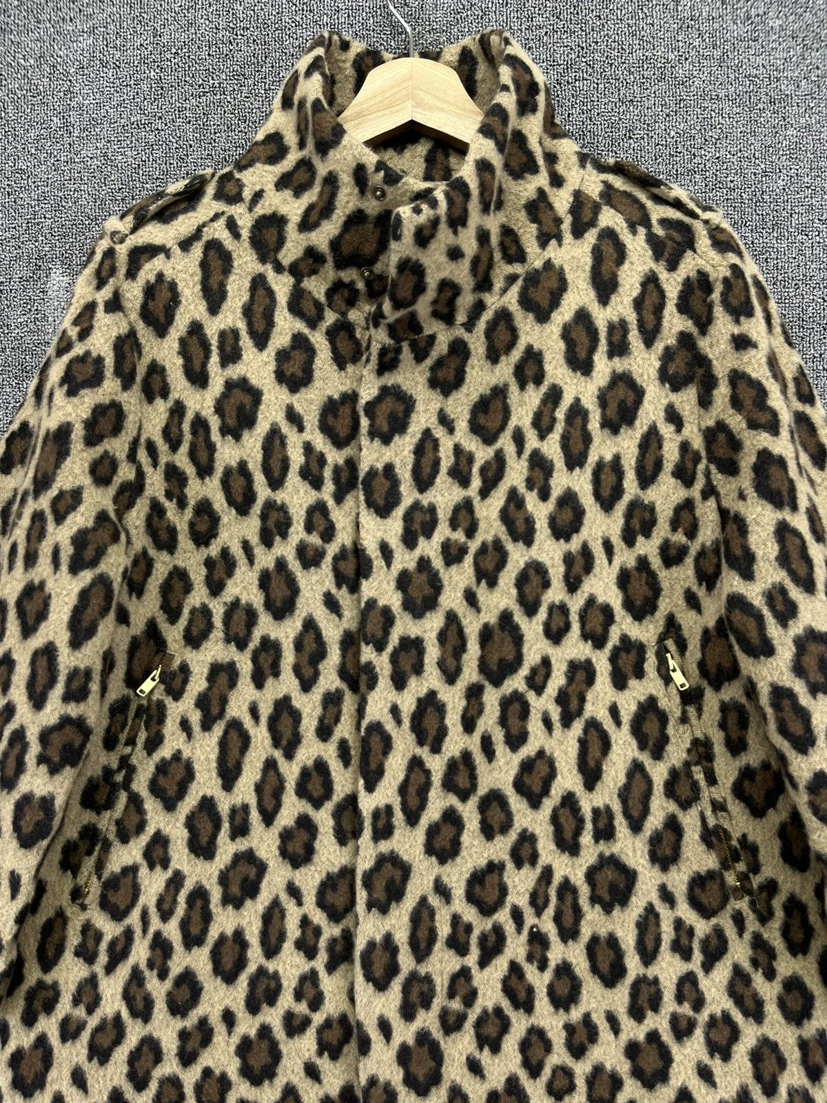 Japanese Brand × Vintage Vintage Pinceau Leopard Style Wool Jacket Size M / US 6-8 / IT 42-44 - 5 Thumbnail