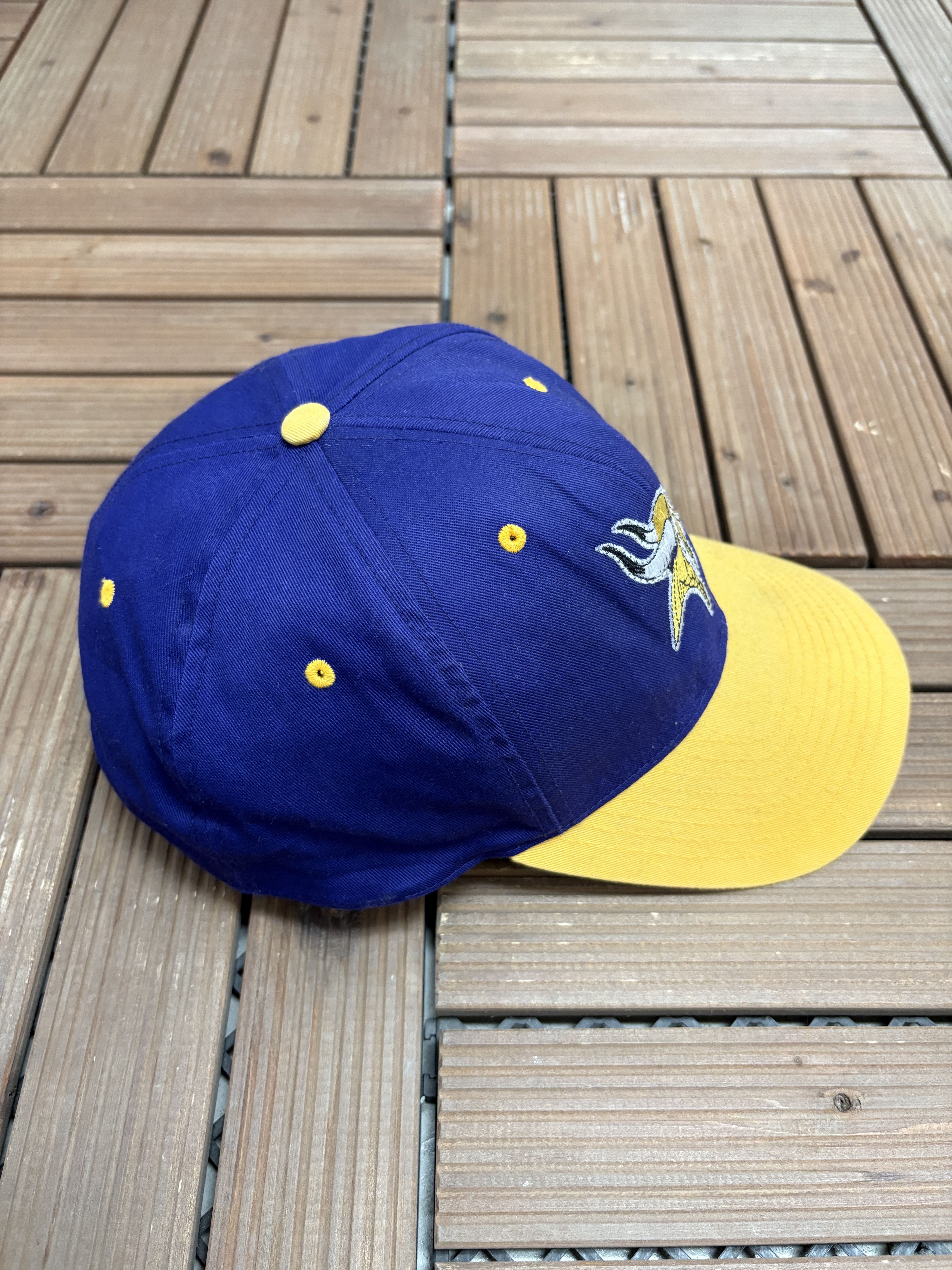 Vintage Minnesota Vikings Vintage Purple Snap Back Hat Cap Size ONE SIZE - 4 Thumbnail